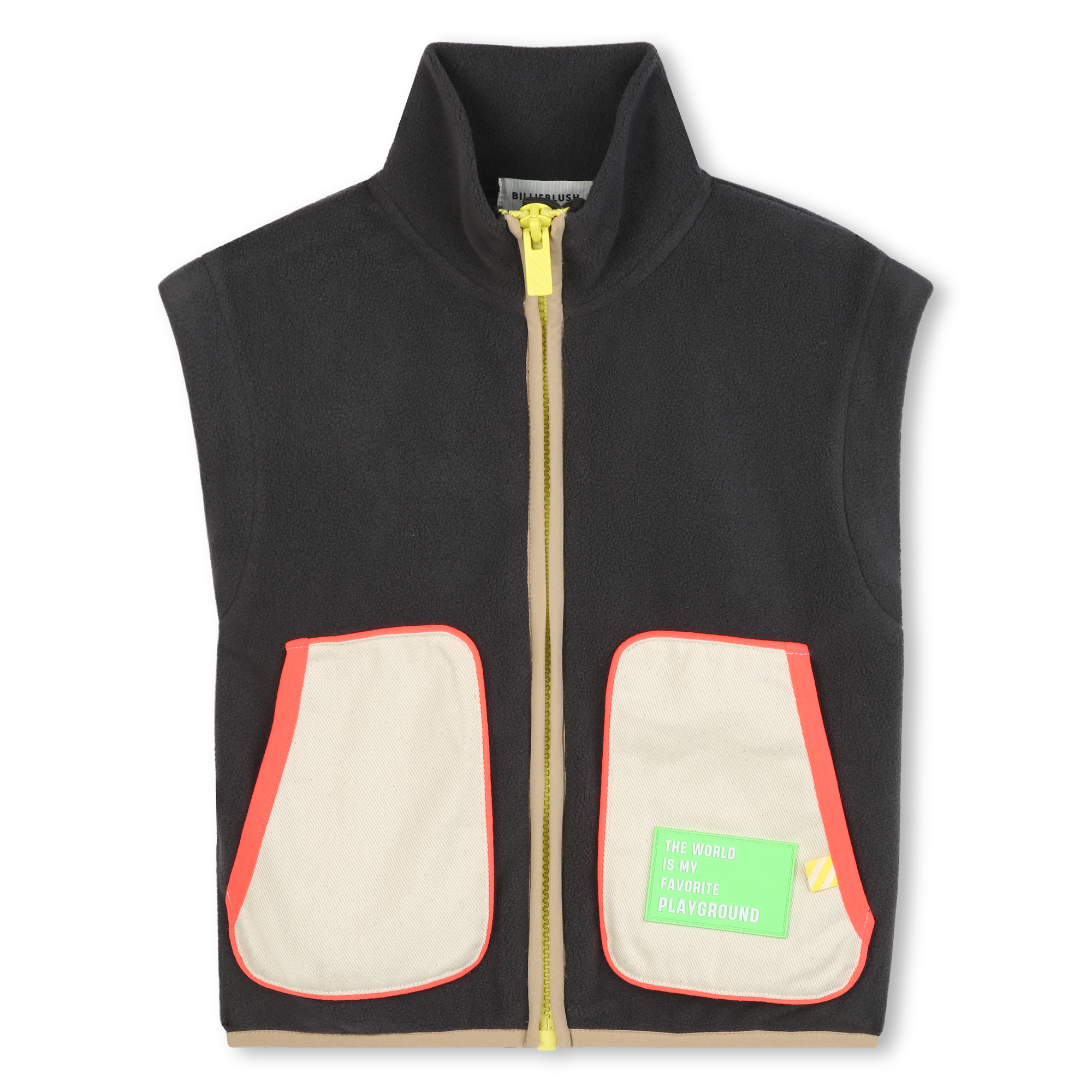 Billieblush - Cardigan Sans Manches - Dark Grey - Garçon - 2 Ans