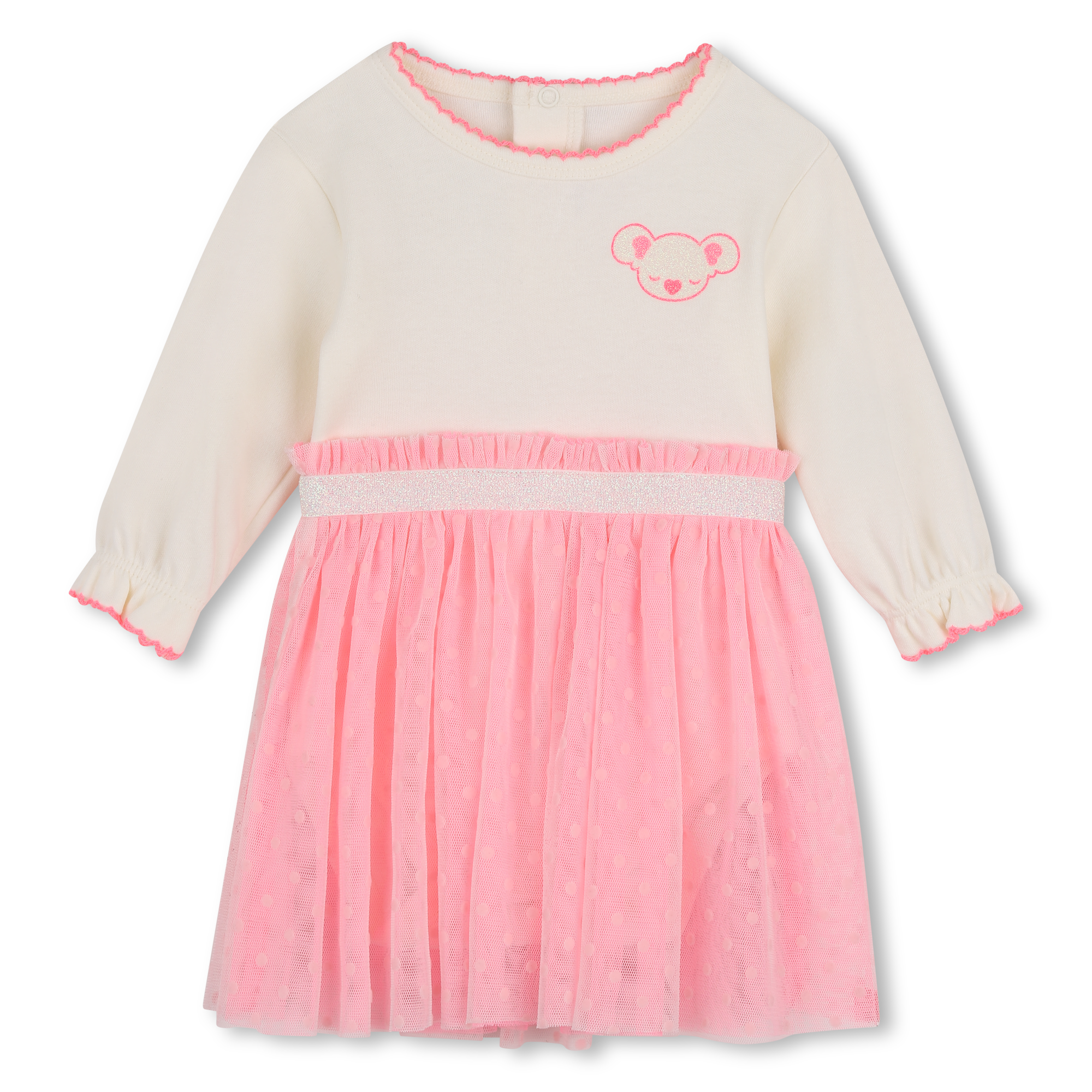 Billieblush - Body Robe 2 En 1 - Rosee - Fille - 3 Mois
