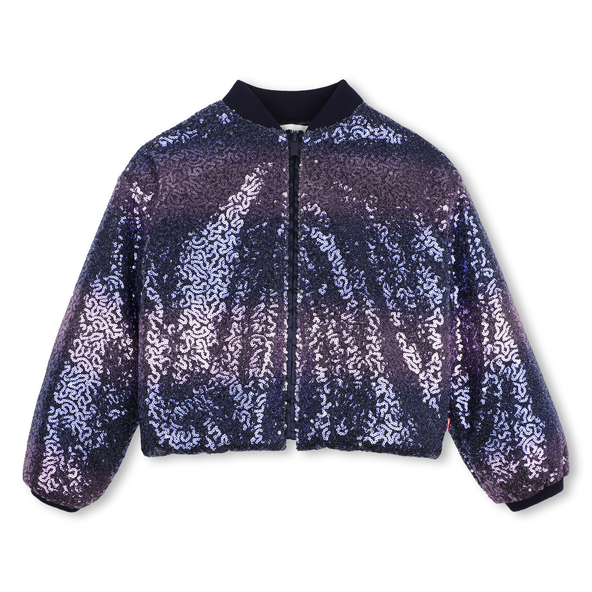 Billieblush - Blouson Orné De Sequins - Indigo Blue - Fille - 5 Ans