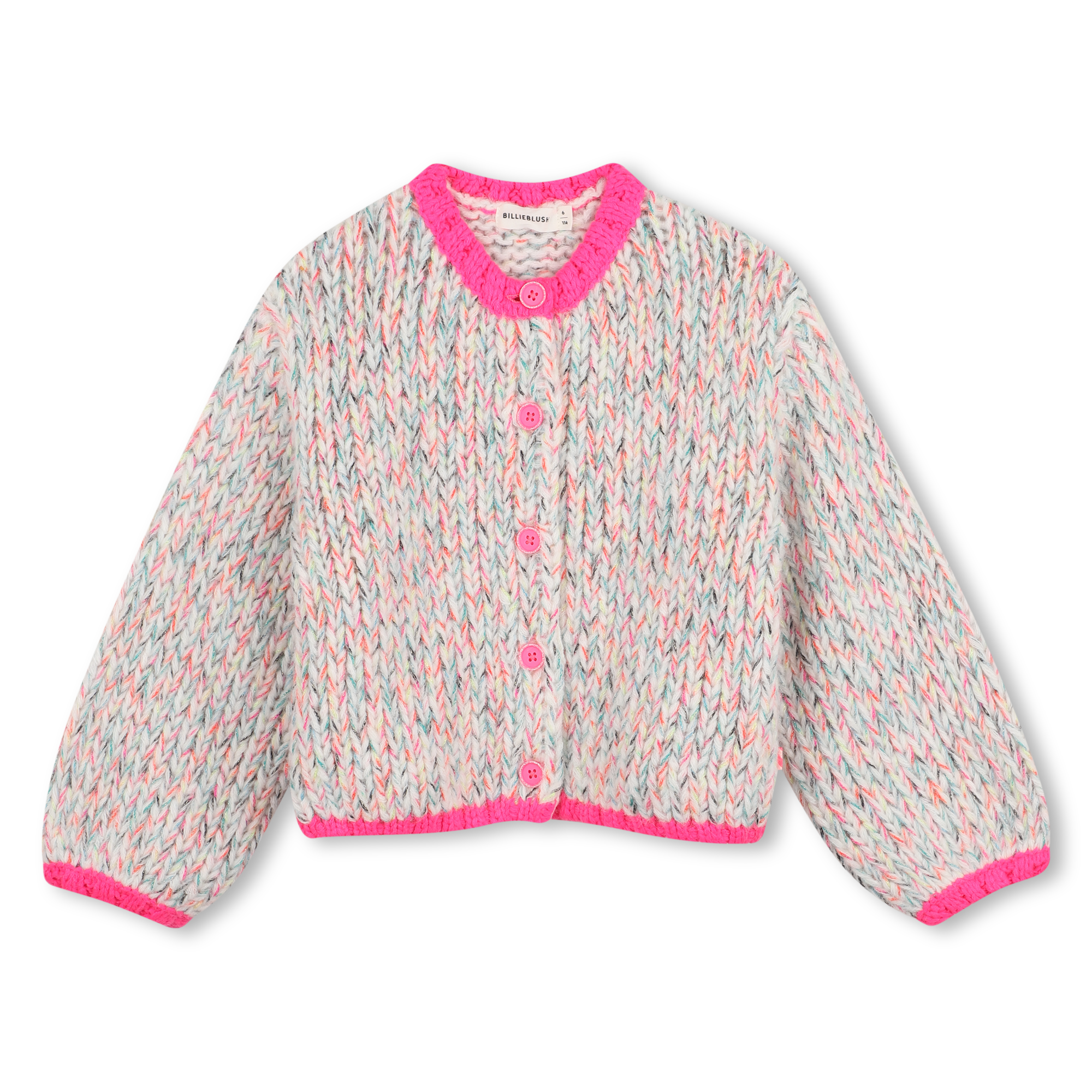 Billieblush - Cardigan En Tricot - Multico - Fille - 12 Ans Billieblush - Cardigan En Tricot - Multico - Fille - 12 Ans