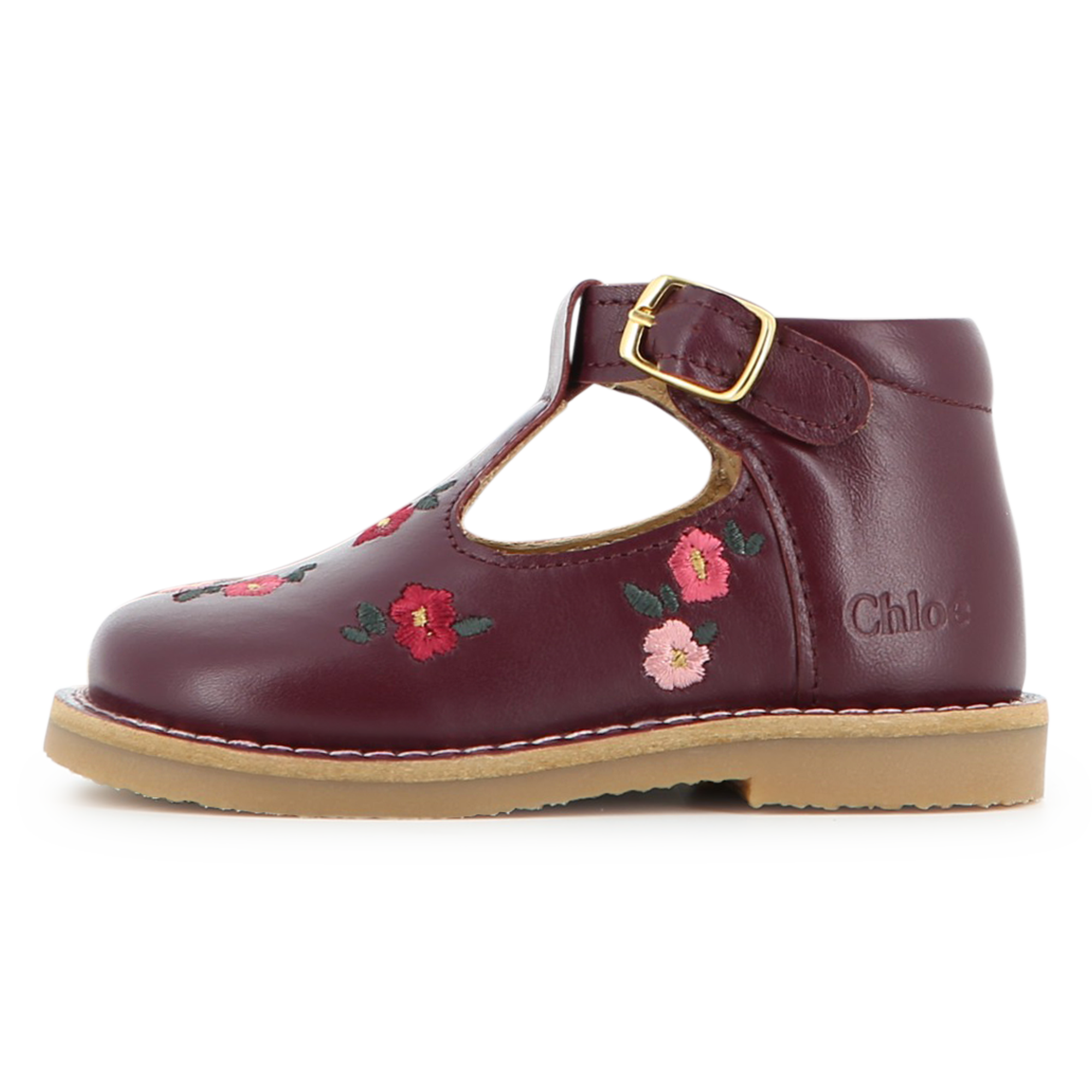 Chloe - Botillons Salomé - Prune Fonce - Fille - Taille 19 Chloe - Botillons Salomé - Prune Fonce - Fille - Taille 19