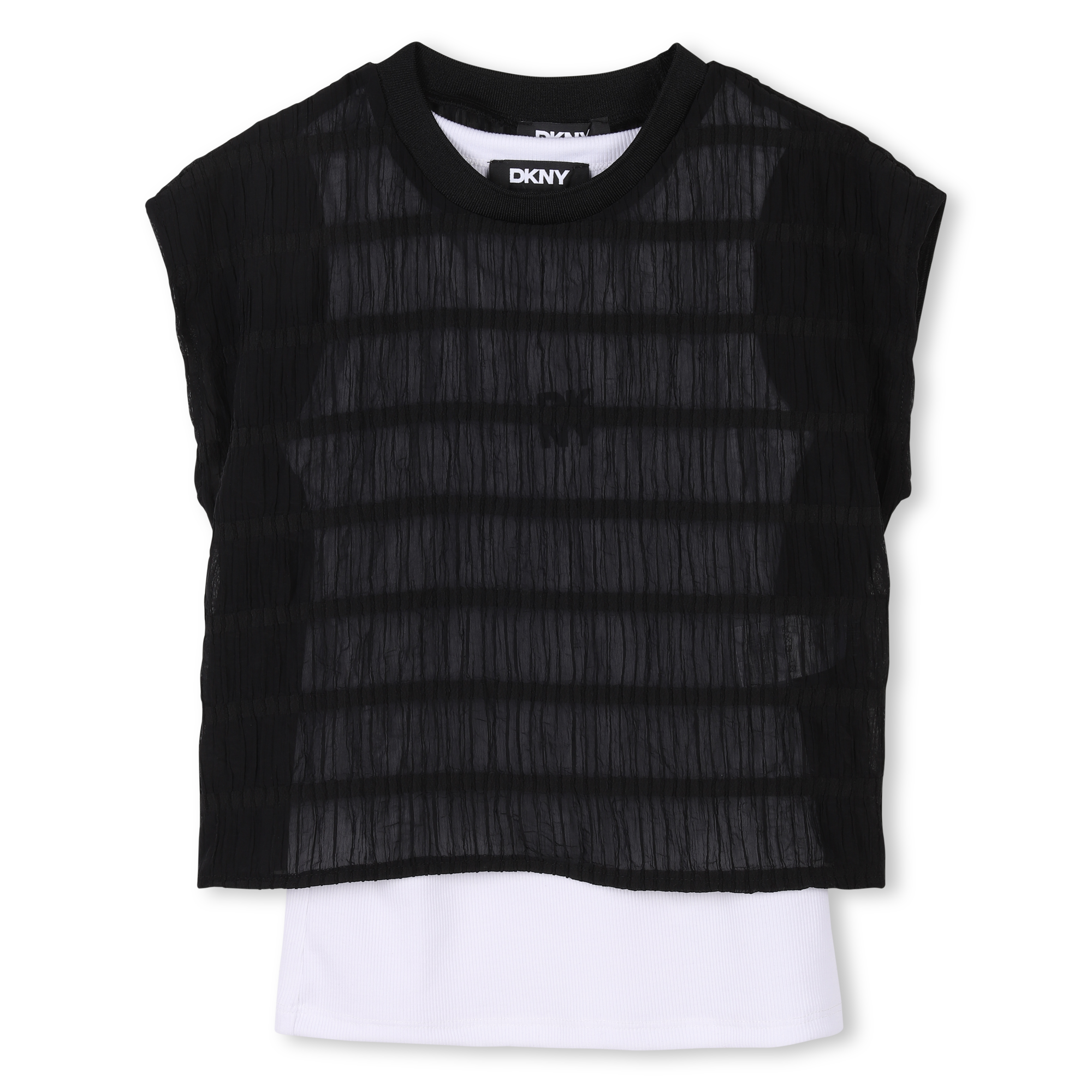 Dkny+-+T-shirt+De+Ceremonie+2+En+1+-+Fille+-+Taille+4+ans+-+Noir+-+Kids+Around
