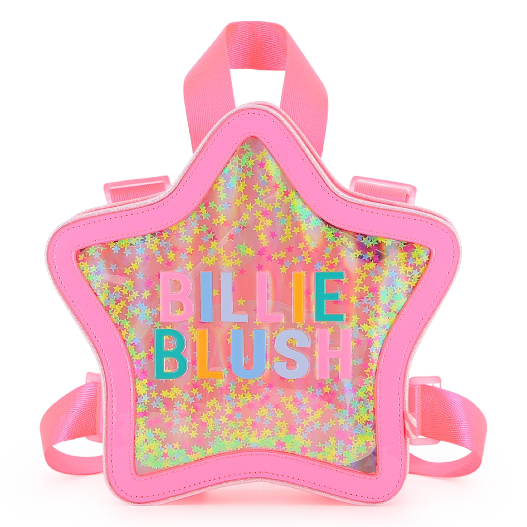 Billieblush - Petit Sac À Dos Étoile - Rose Fluo - Fille - Taille Unique