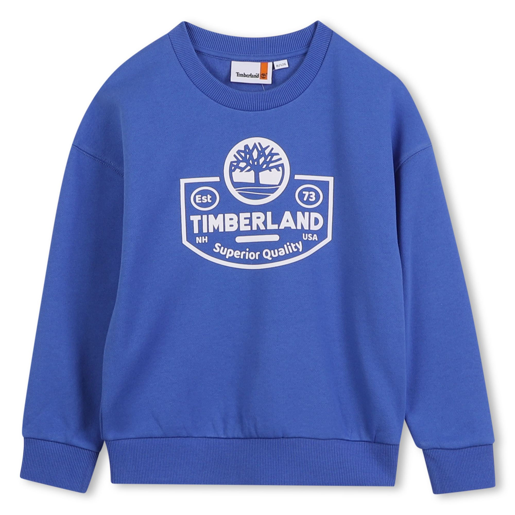 Timberland+-+Sweat-shirt+En+Molleton+Gratte+-+Garcon+-+Taille+4+ans+-+Bleu+-+Kids+Around