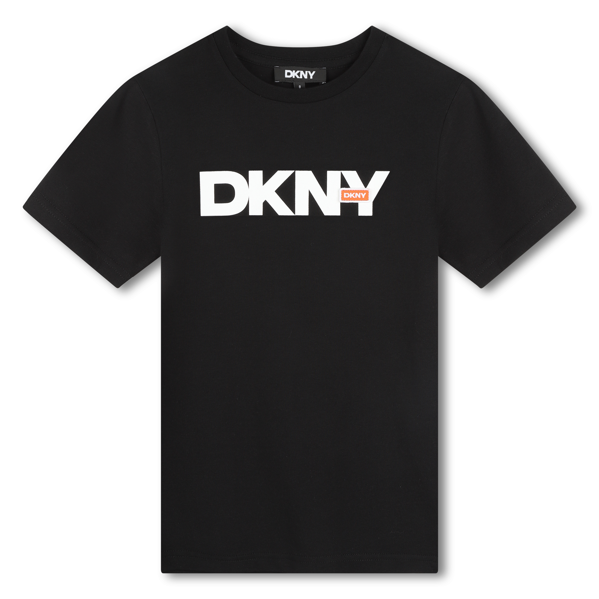 Dkny+-+T-shirt+Coton+Manches+Courtes+-+Unisexe+-+Taille+4+ans+-+Noir+-+Kids+Around