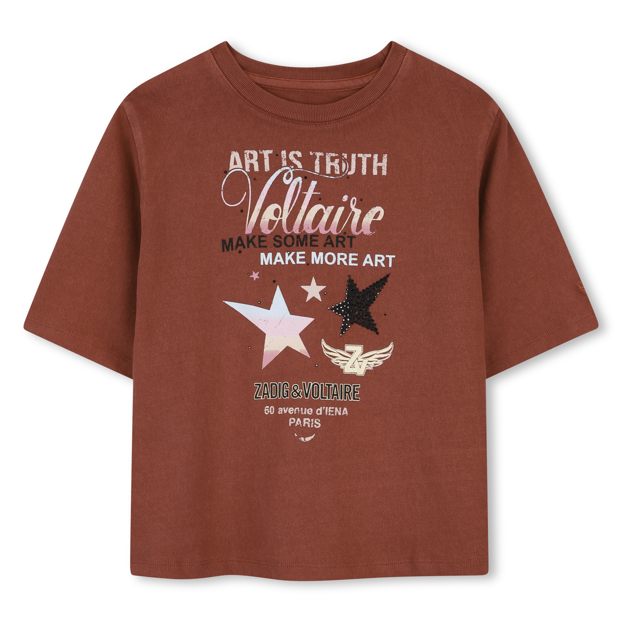 Zadig & Voltaire - Tee-shirt Manches Courtes - Porto - Fille - 16 Ans