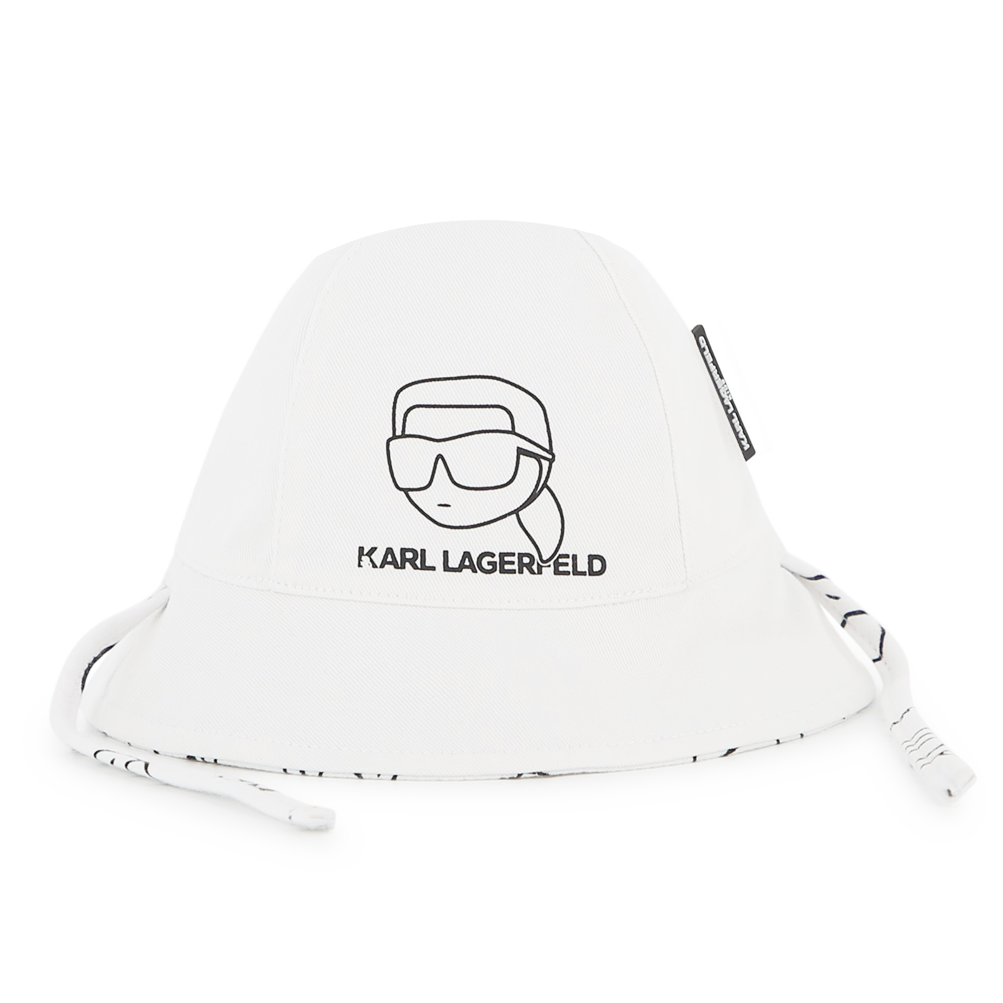 Karl Lagerfeld Kids - Bob Réversible - Blanc - Garçon - Taille 40