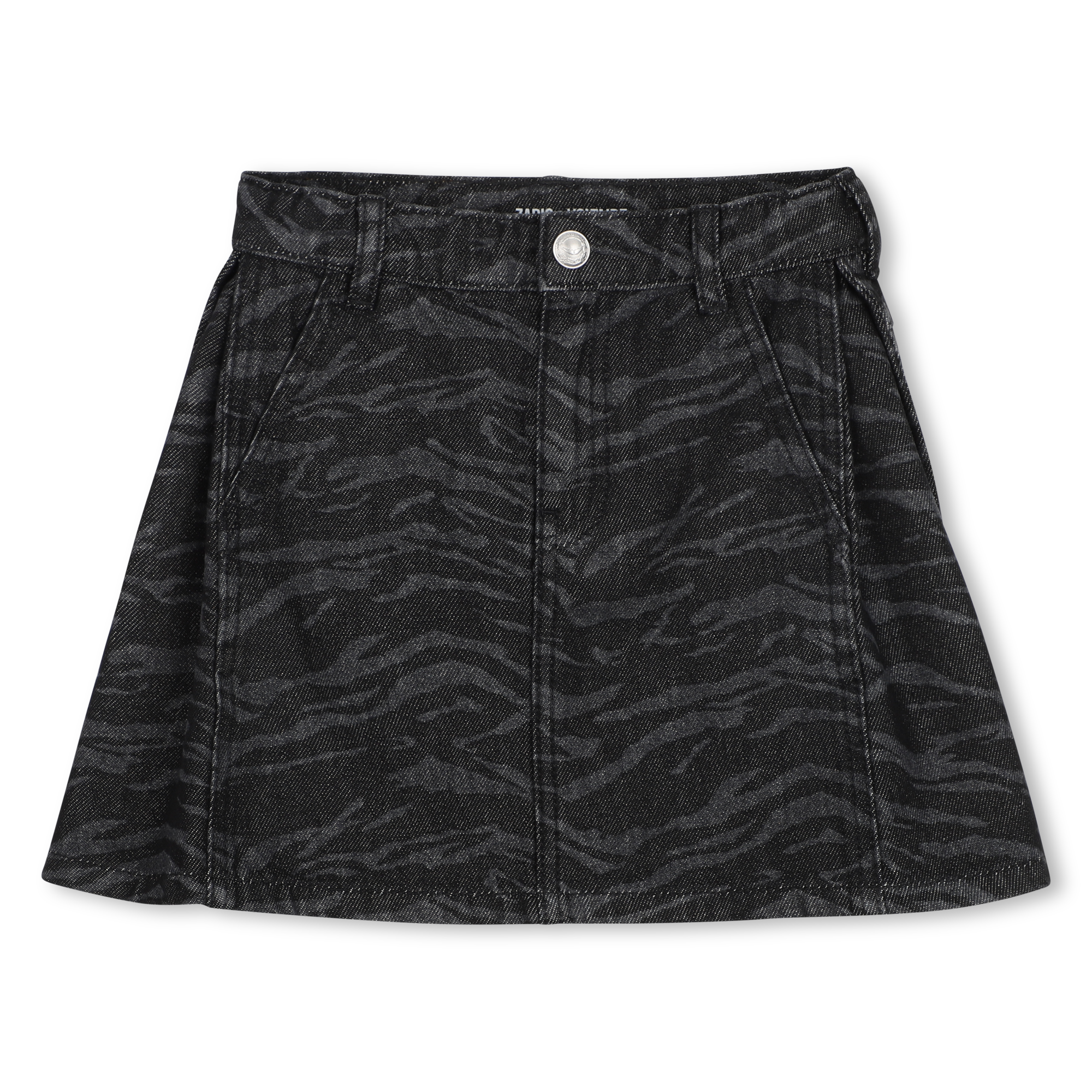 Zadig & Voltaire - Jupe En Denim - Denim Black - Fille - 6 Ans Zadig & Voltaire - Jupe En Denim - Denim Black - Fille - 6 Ans