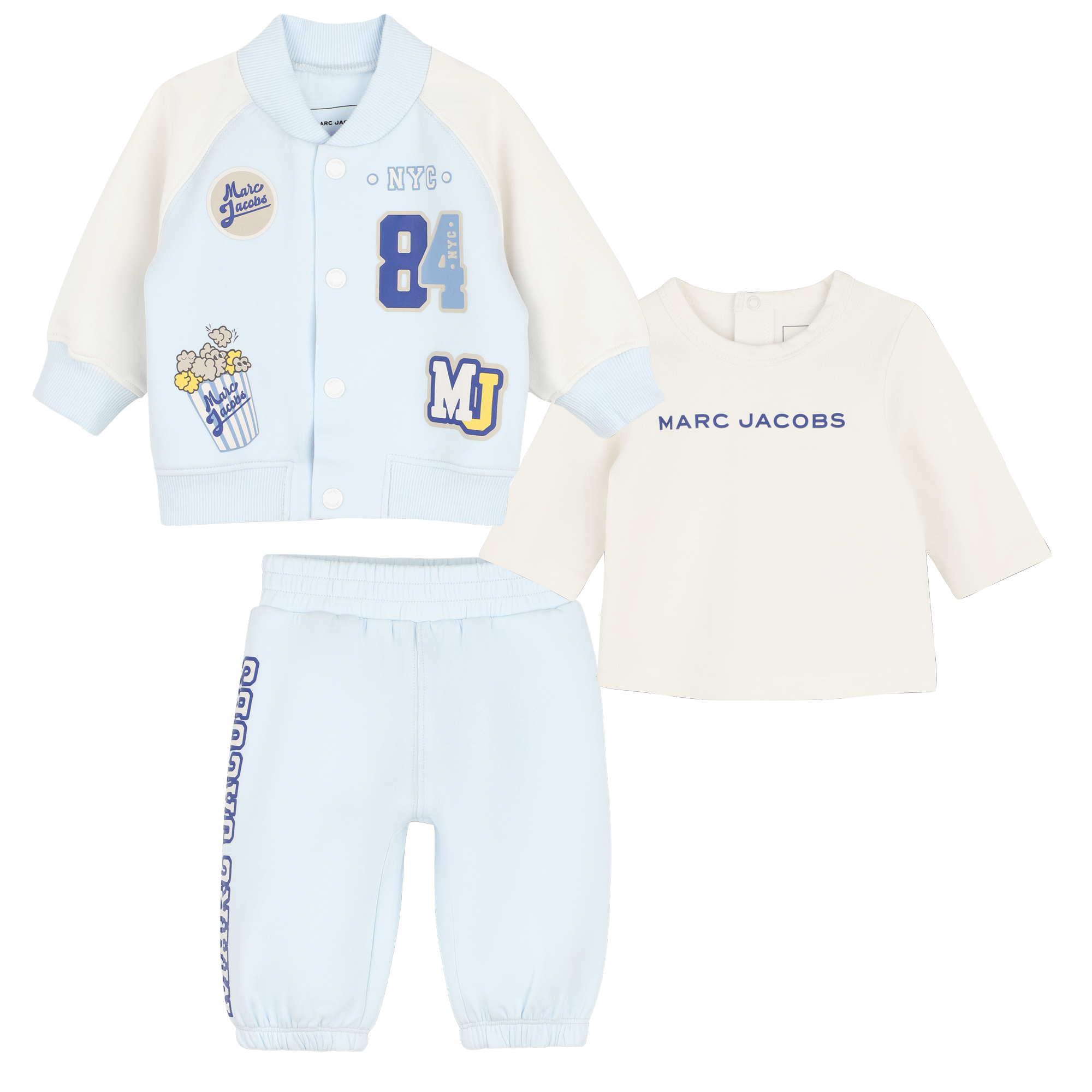 Marc Jacobs - Ensemble Pantalon, Cardigan Et Tee-shirt - Country Air - Unisexe - 6 Mois