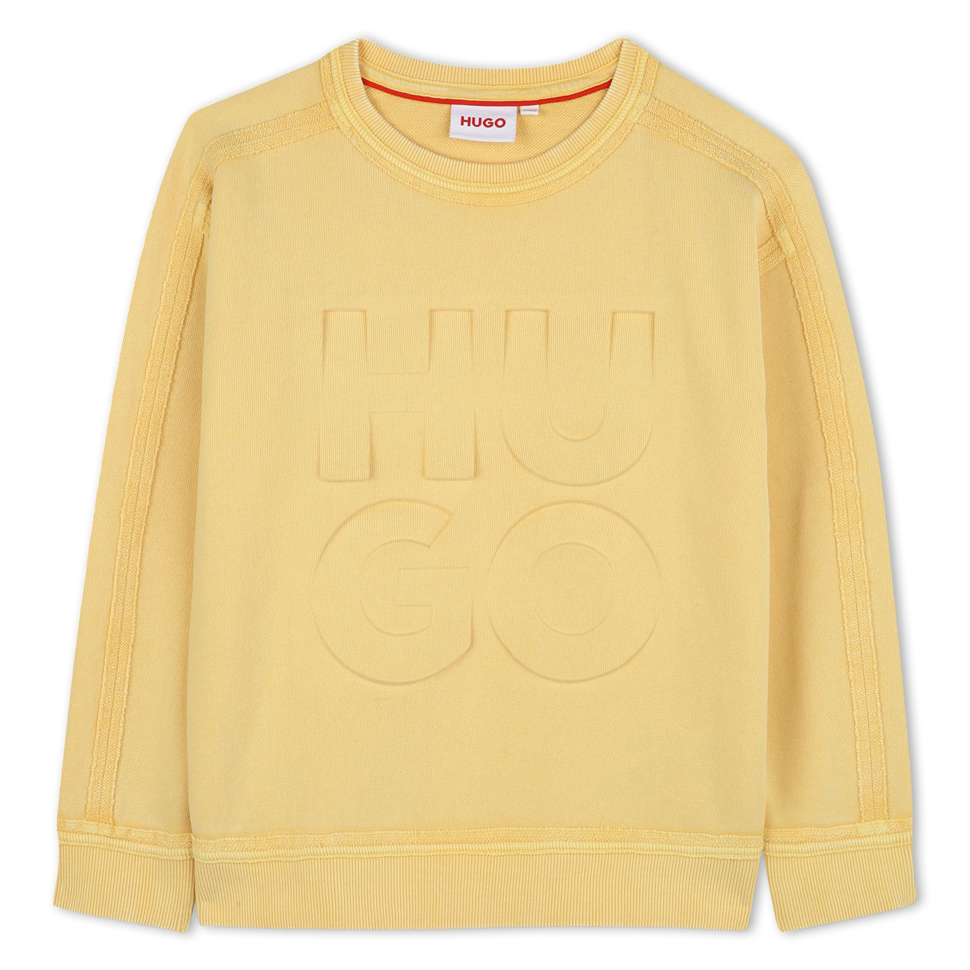 Hugo+-+Sweat-shirt+En+Molleton+-+Garcon+-+Taille+4+ans+-+Jaune+-+Kids+Around