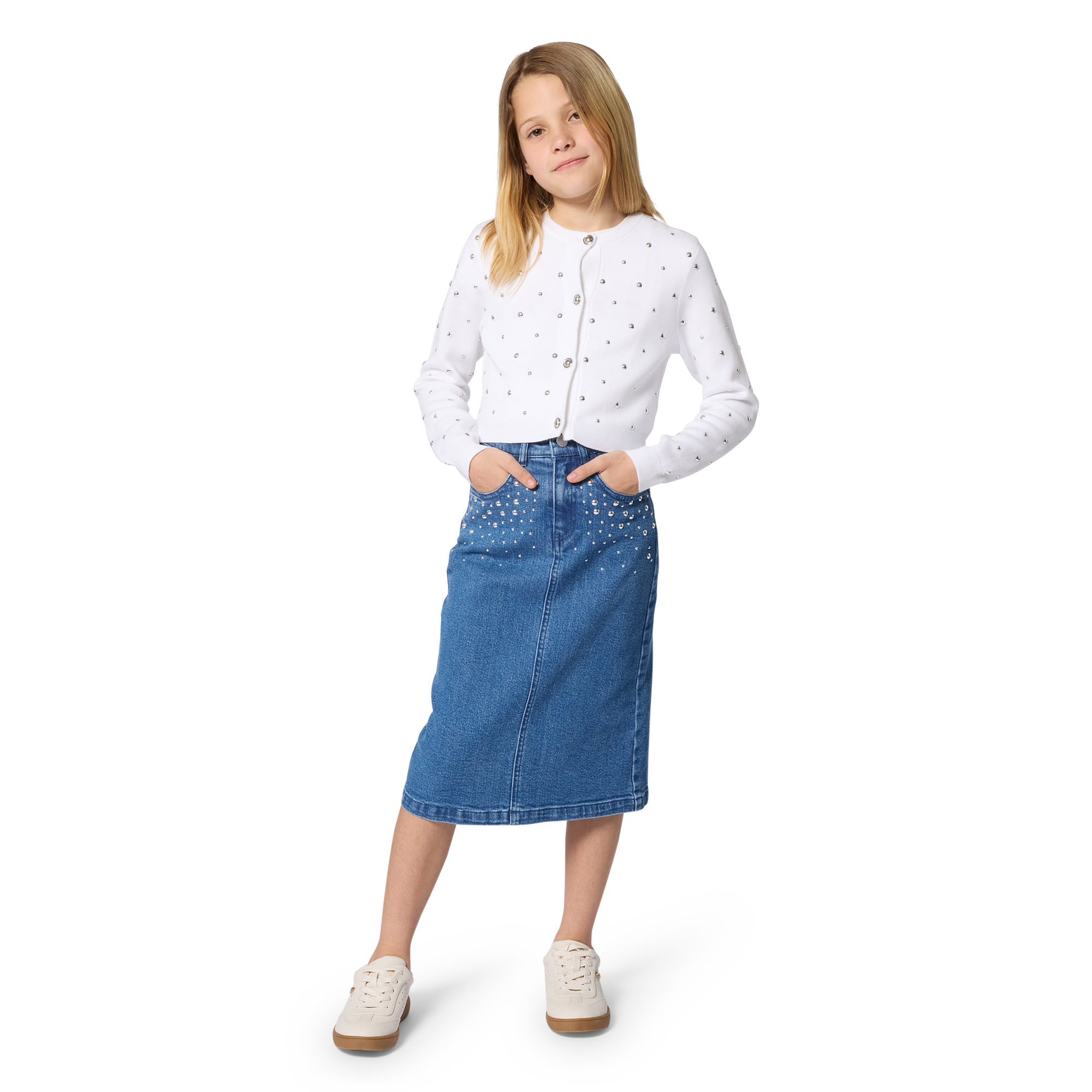 Michael Kors - Gilet À Boutons - Offwhite - Fille - 5 Ans