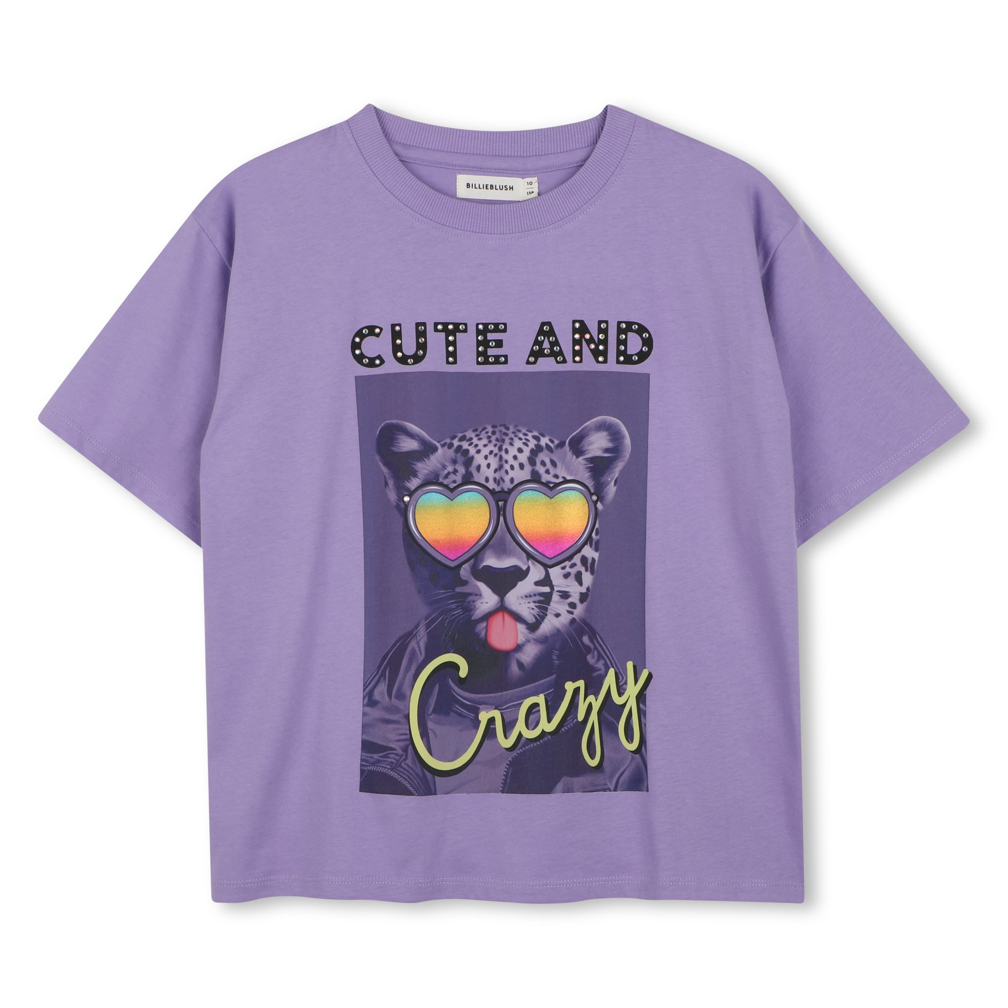 Billieblush - Tee-shirt Manches Courtes - Violet Tulip - Fille - 10 Ans