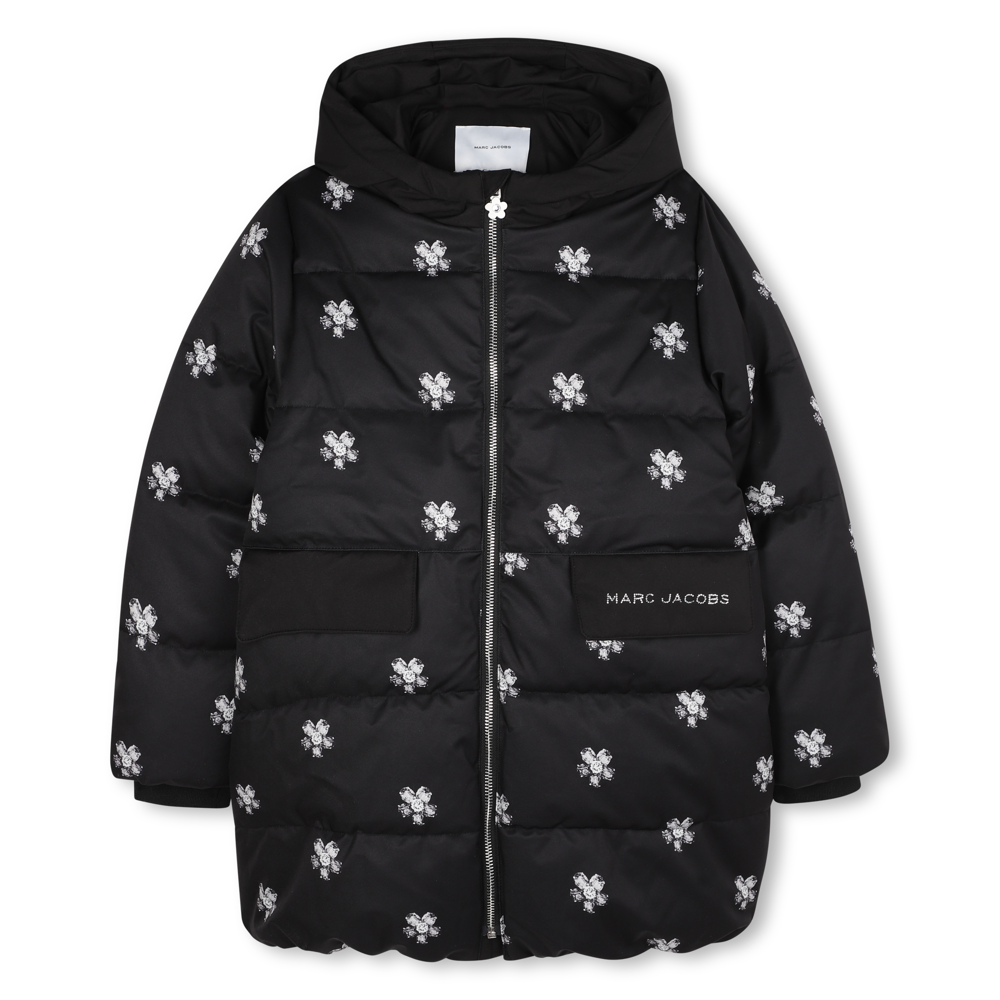 Marc Jacobs - Doudoune Longue à Capuche - Fille - Taille 2 ans - Noir - Kids Around