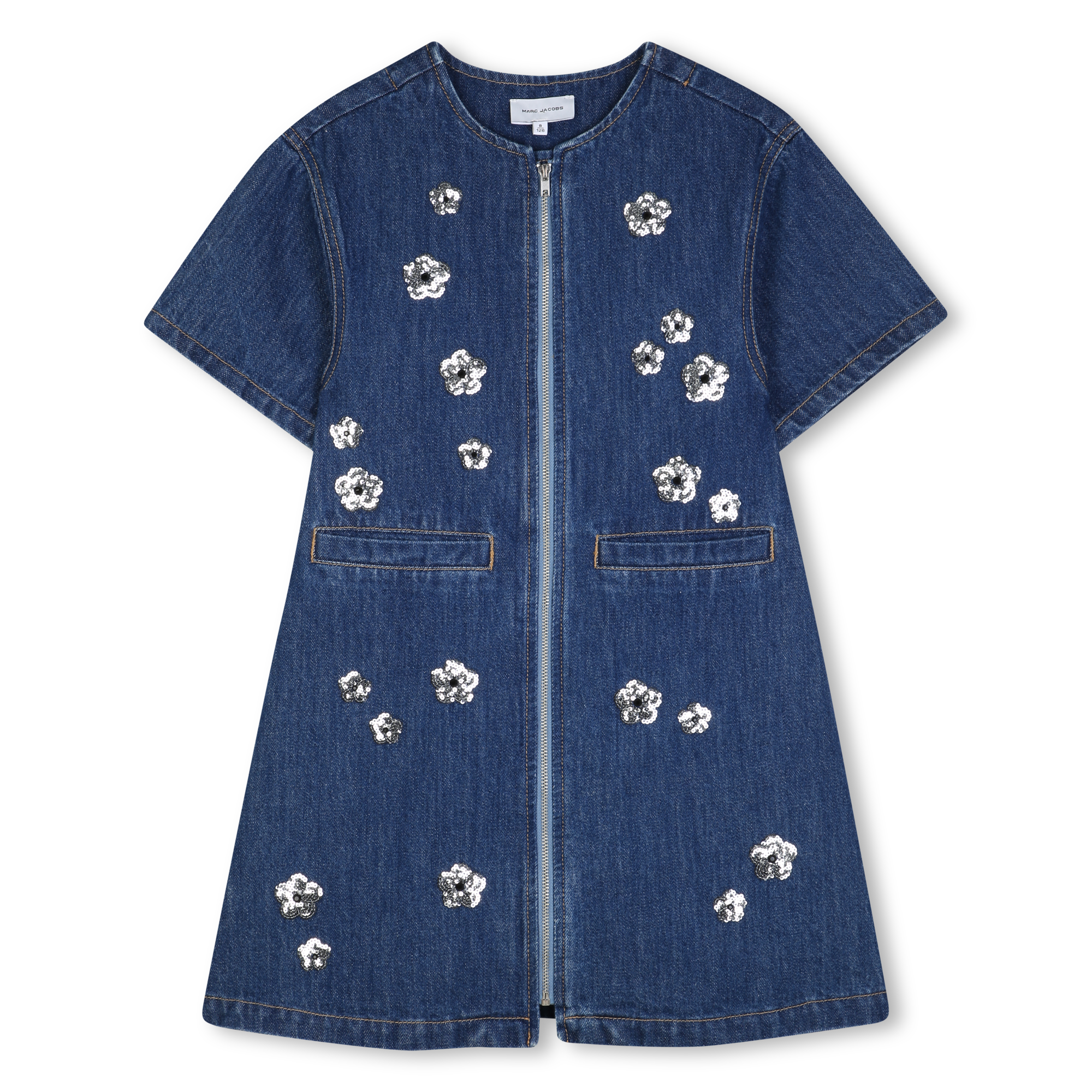 Marc Jacobs - Robe En Jean - Denim Blue - Fille - +12 Ans