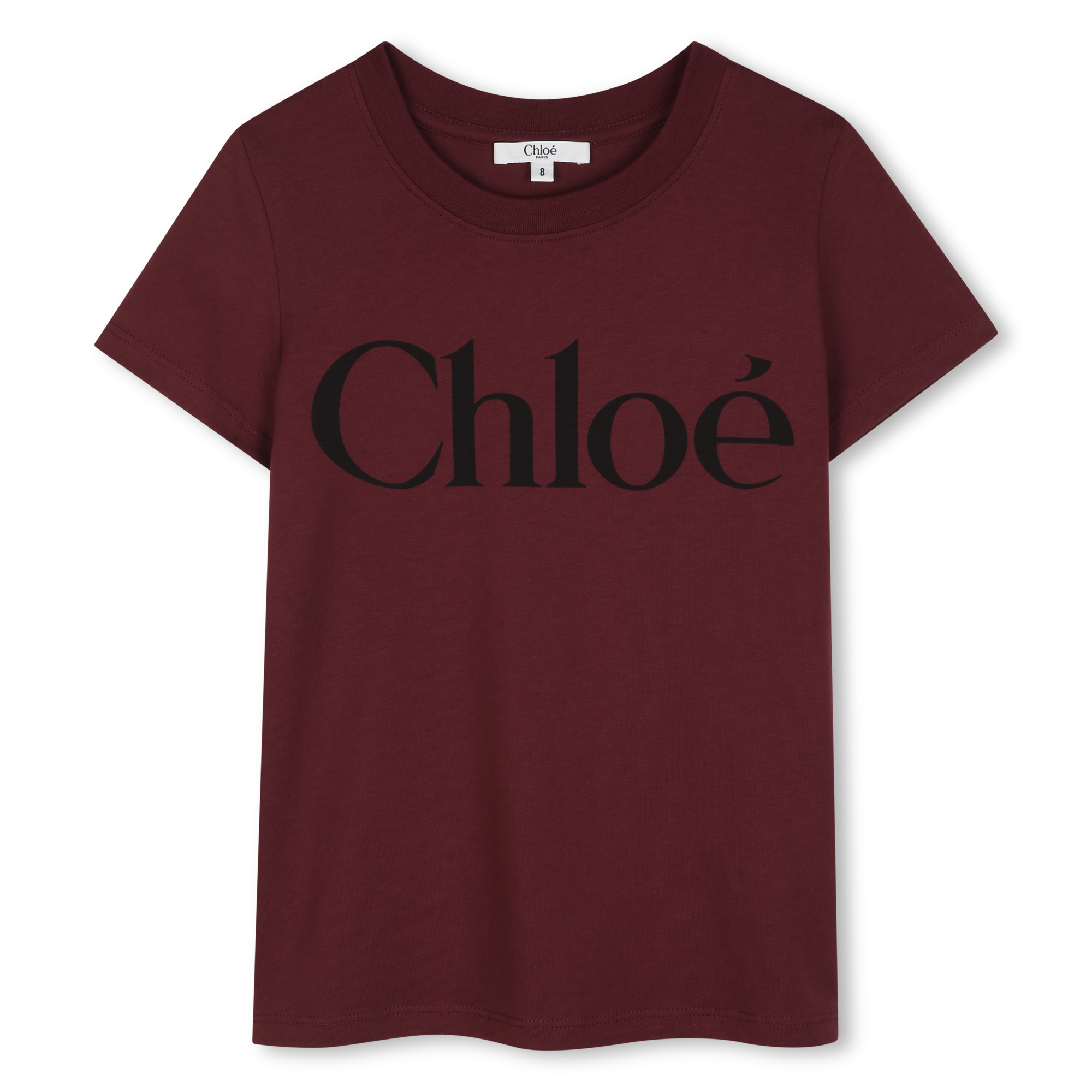 Chloe - Tee-shirt Manches Courtes - Prune Fonce - Fille - 8 Ans Chloe - Tee-shirt Manches Courtes - Prune Fonce - Fille - 8 Ans