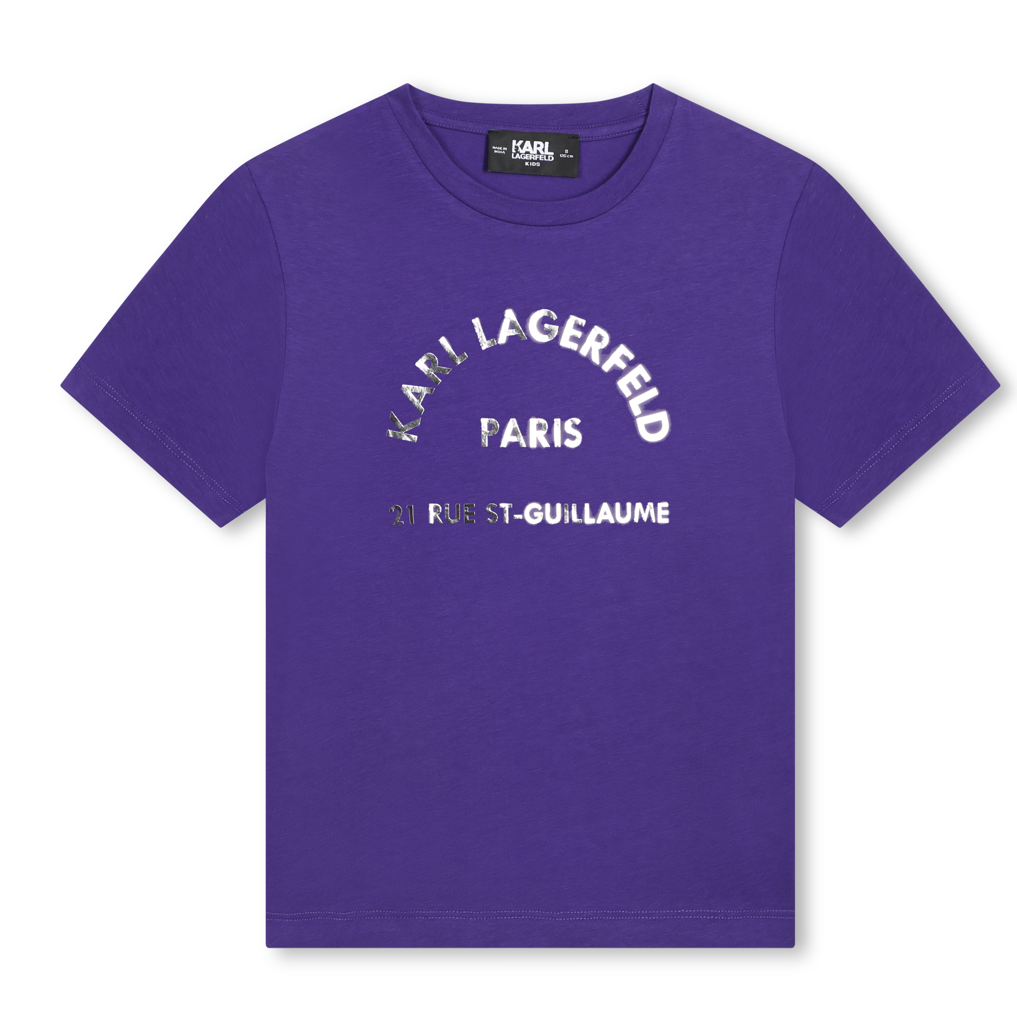 Karl+Lagerfeld+Kids+-+T-shirt+Avec+Imprime+Place+-+Fille+-+Taille+4+ans+-+Violet+-+Kids+Around