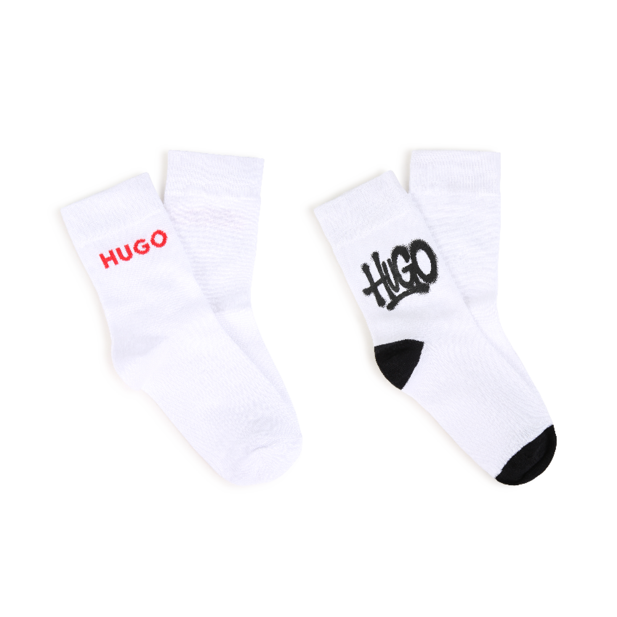Hugo - Lot De Chaussettes - Blanc - Unisexe - Taille 27 Hugo - Lot De Chaussettes - Blanc - Unisexe - Taille 27