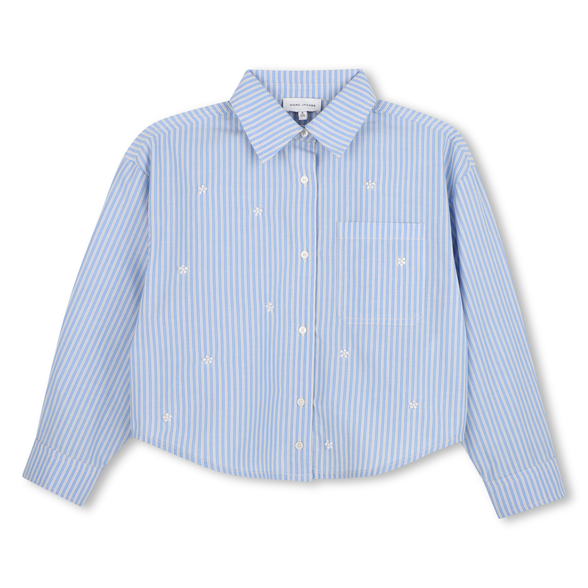 Marc Jacobs - Chemise À Fines Rayures - Gleam - Fille - +12 Ans Marc Jacobs - Chemise À Fines Rayures - Gleam - Fille - +12 Ans