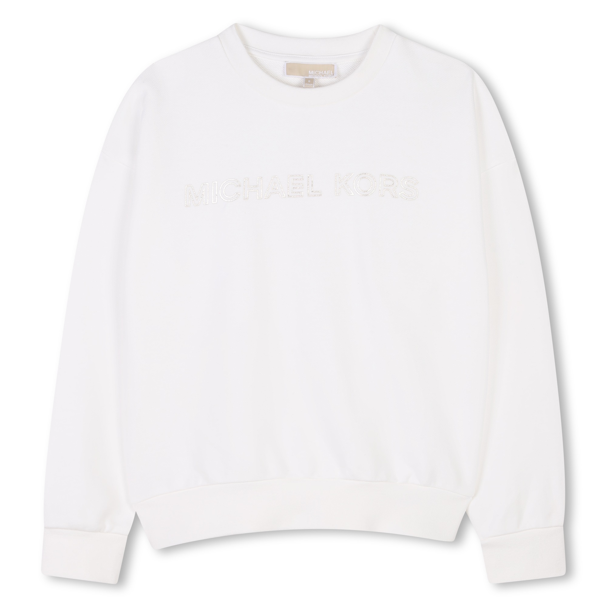 Michael+Kors+-+Sweat-shirt+Molletonne+-+Fille+-+Taille+2+ans+-+Blanc+-+Kids+Around
