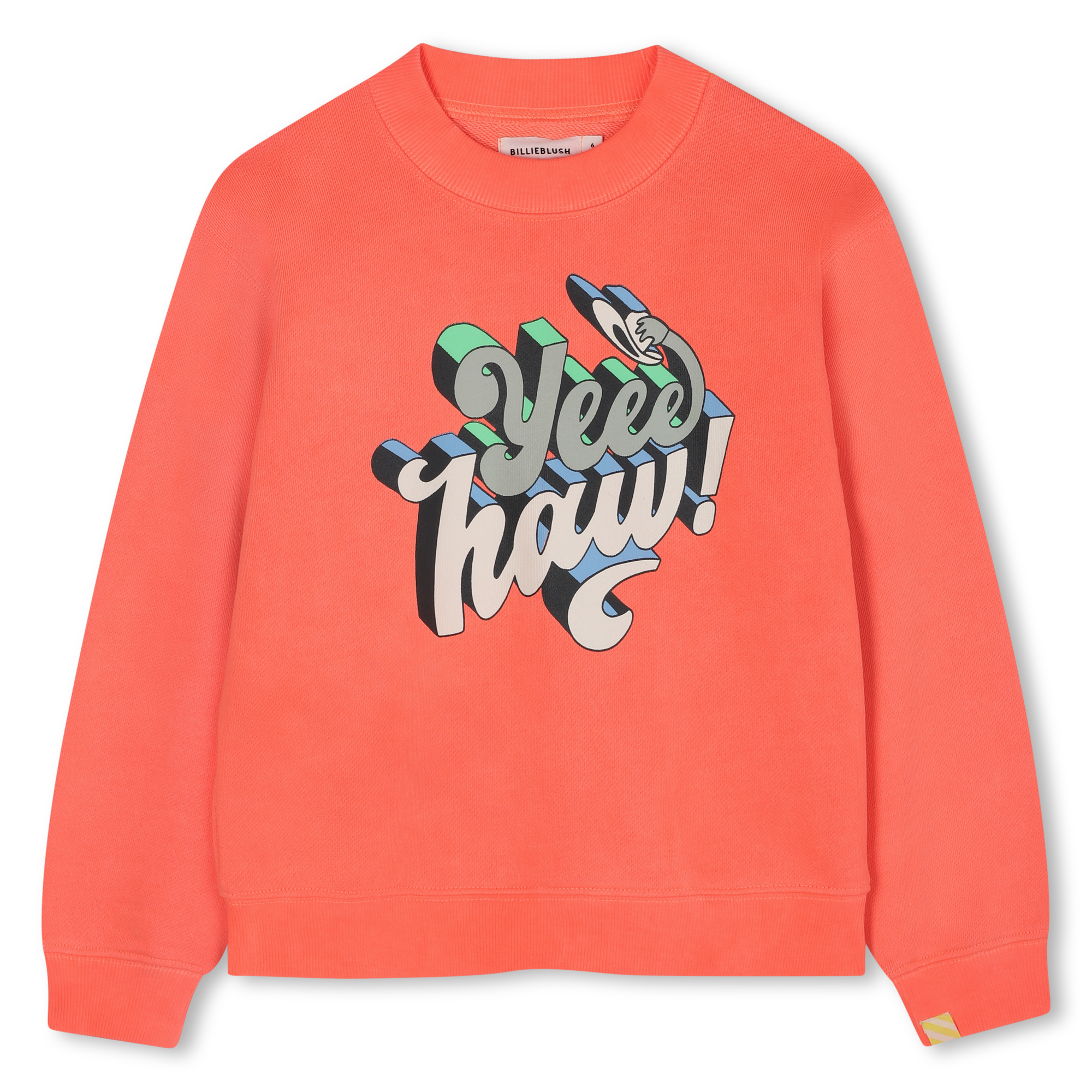 Billieblush - Sweat En Molleton - Corail Fluo - Garçon - 5 Ans Billieblush - Sweat En Molleton - Corail Fluo - Garçon - 5 Ans