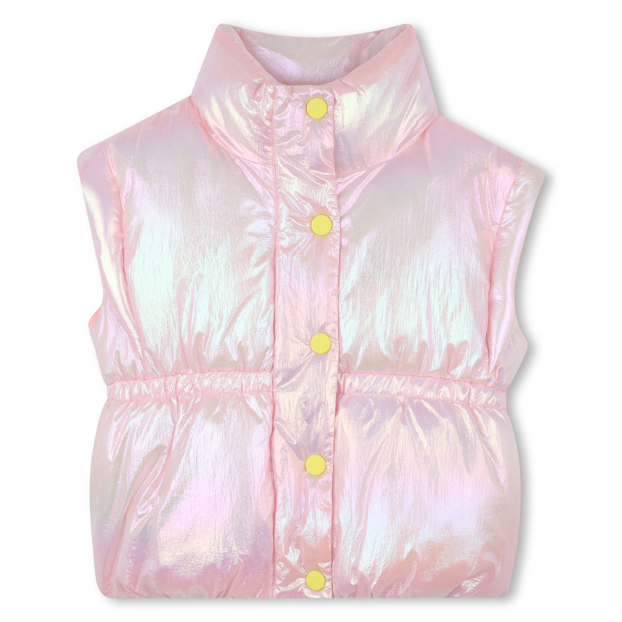 Billieblush - Doudoune Sans Manches - Fille - Taille 4 ans - Peche - Kids Around