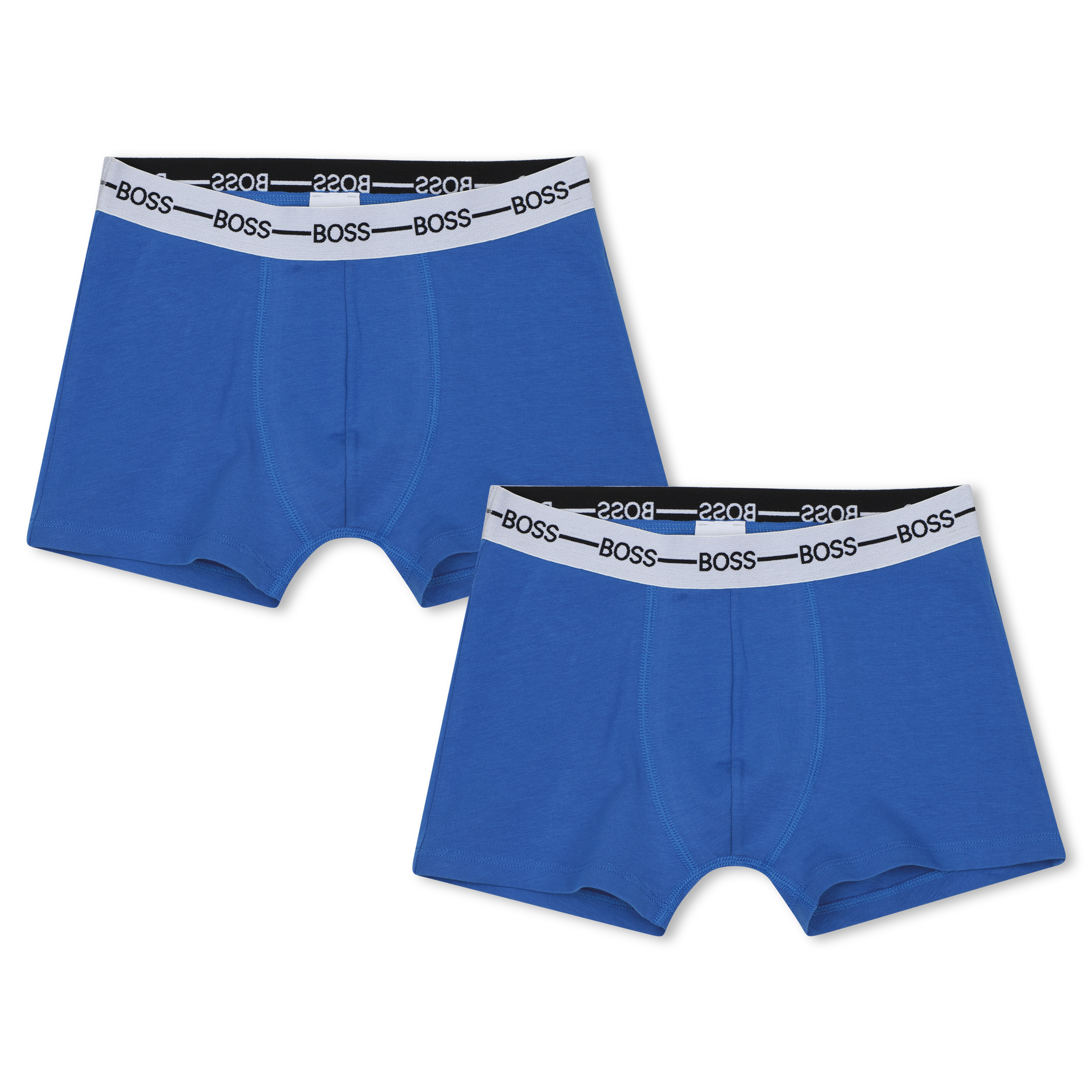 Boss - Lots De 2 Boxers - Bleu Royal - Garçon - 8 Ans