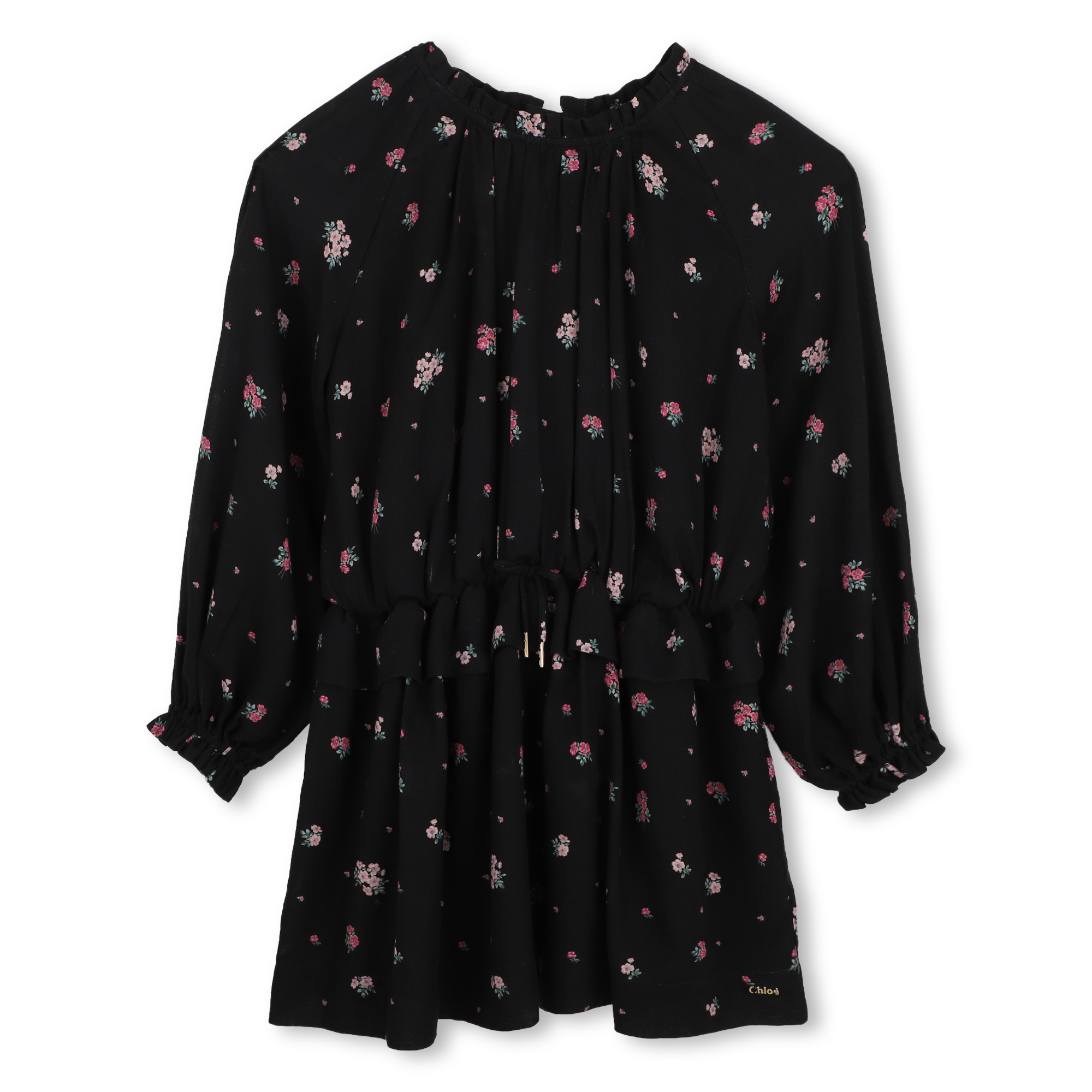Chloe - Robe Manches Longues - Black - Fille - 5 Ans