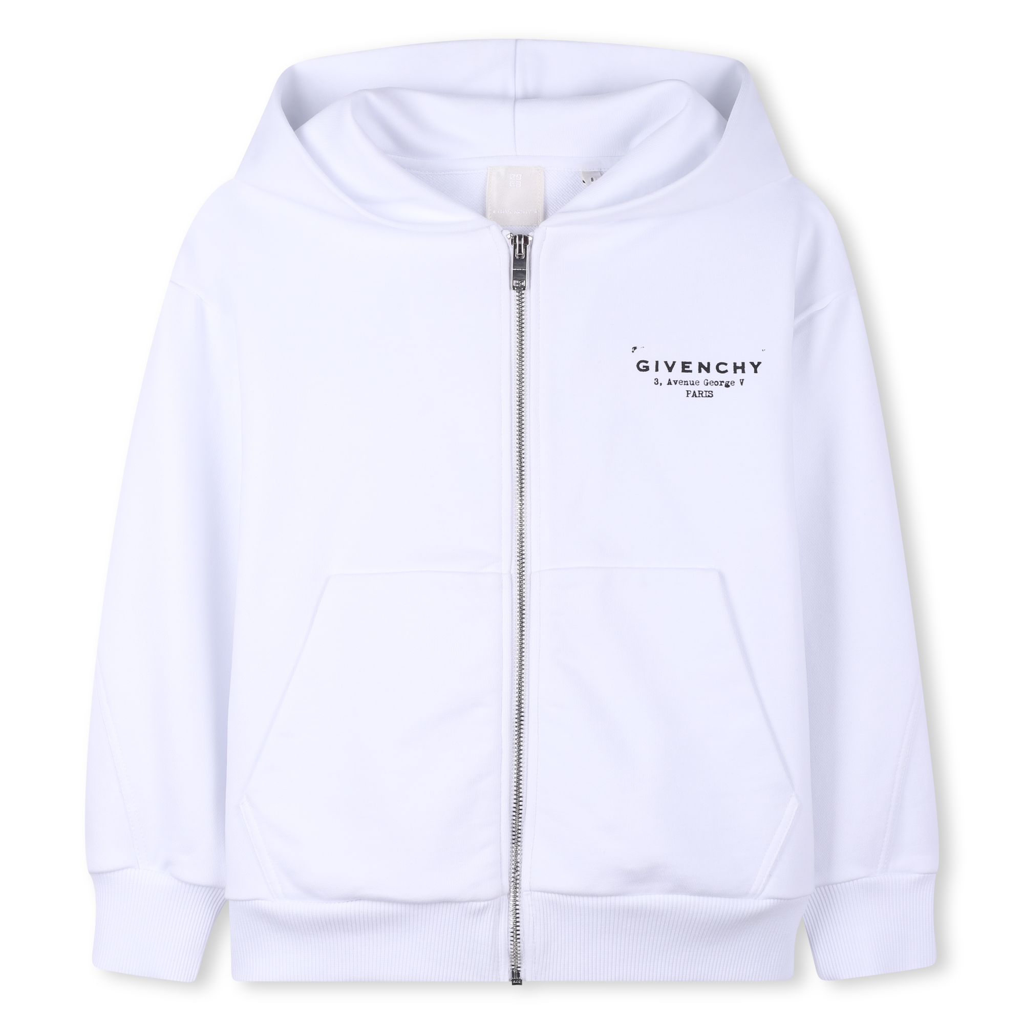 Givenchy - Sweat Zippé À Capuche - Blanc - Unisexe - 8 Ans