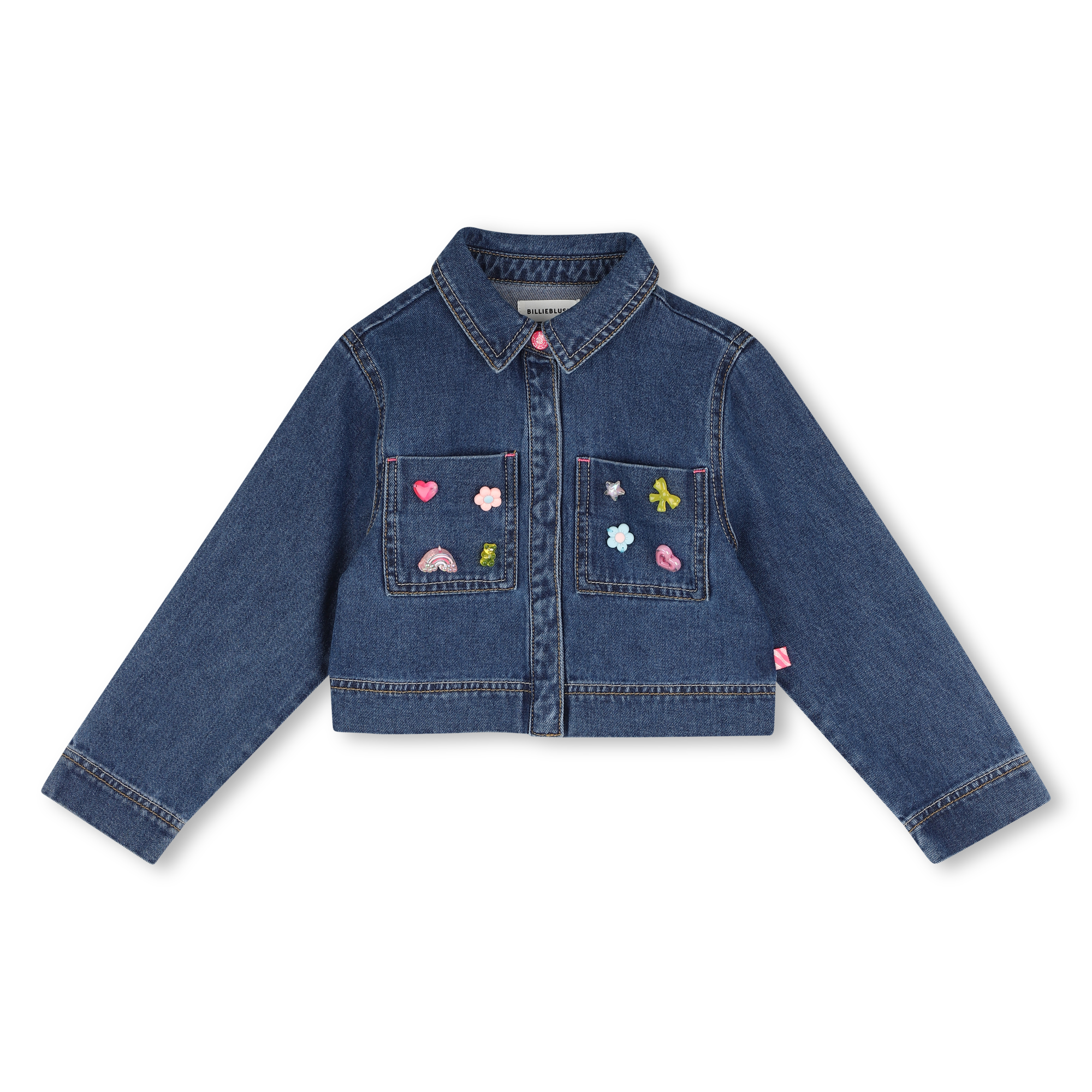 Billieblush - Chemise En Denim - Stone Pousse - Fille - 3 Ans Billieblush - Chemise En Denim - Stone Pousse - Fille - 3 Ans