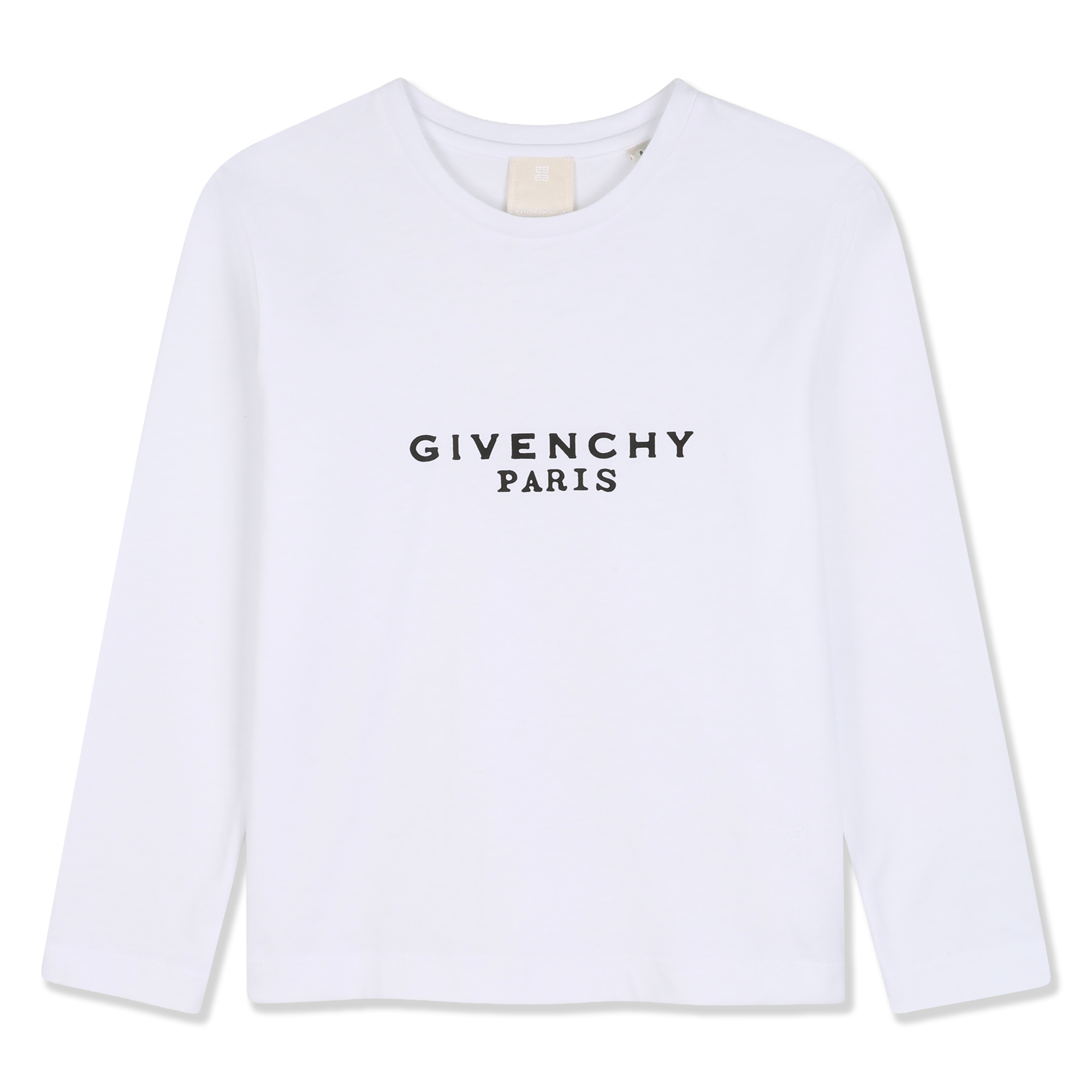 Givenchy - Tee-shirt Manches Longues - Blanc - Fille - 10 Ans