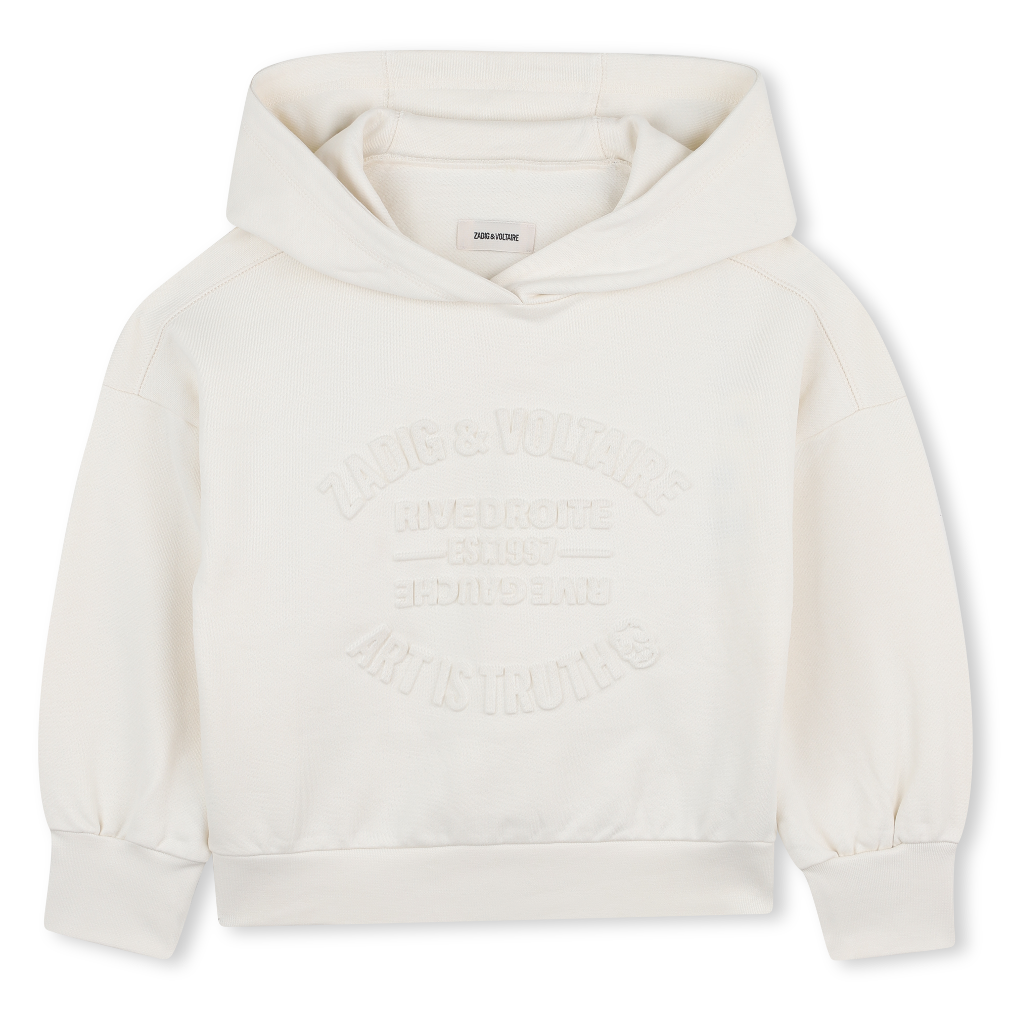 Sweat capuche épaules tombantes ZADIG & VOLTAIRE pour FILLE | Kids around