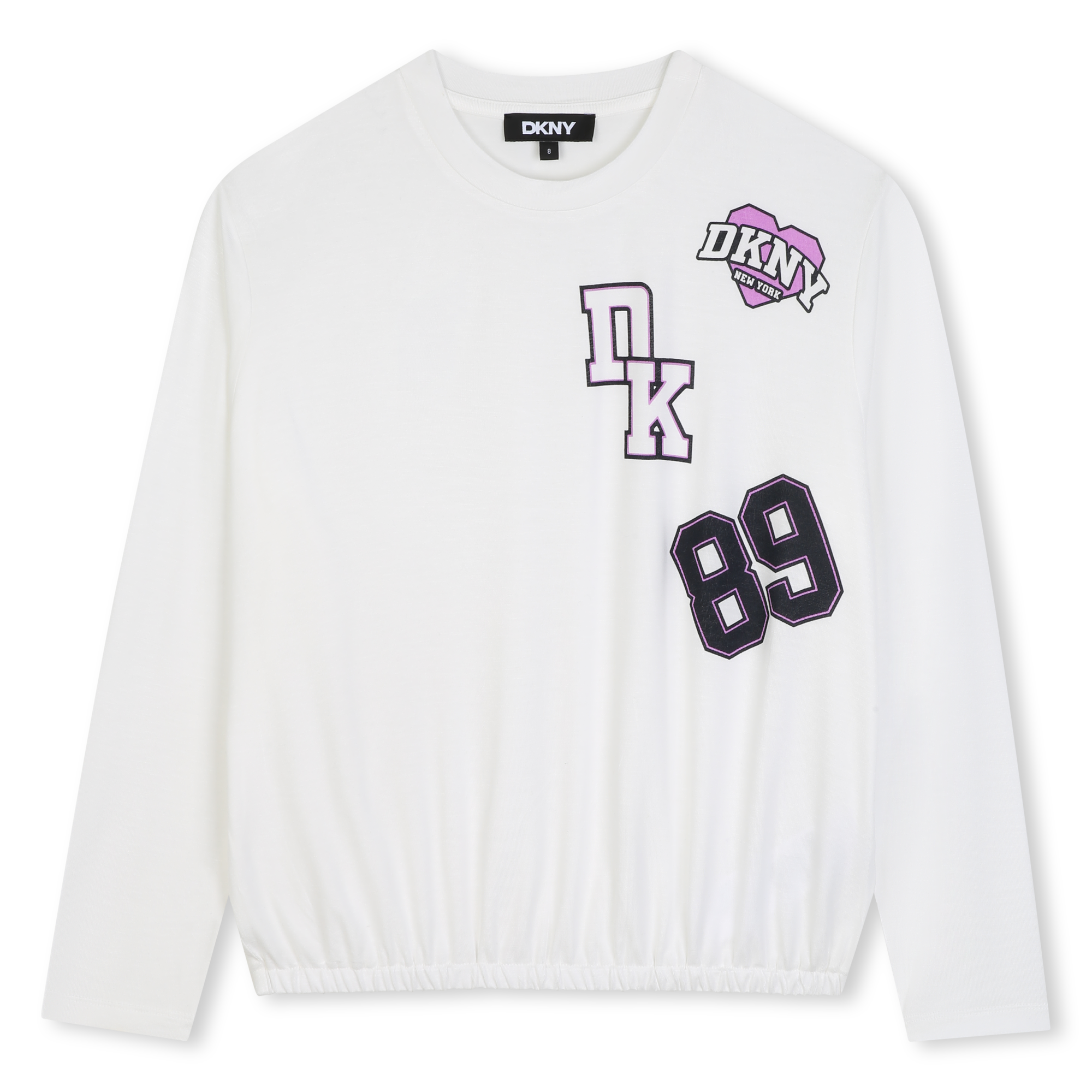 Dkny - Tee-shirt Manches Longues - Offwhite - Fille - 8 Ans Dkny - Tee-shirt Manches Longues - Offwhite - Fille - 8 Ans