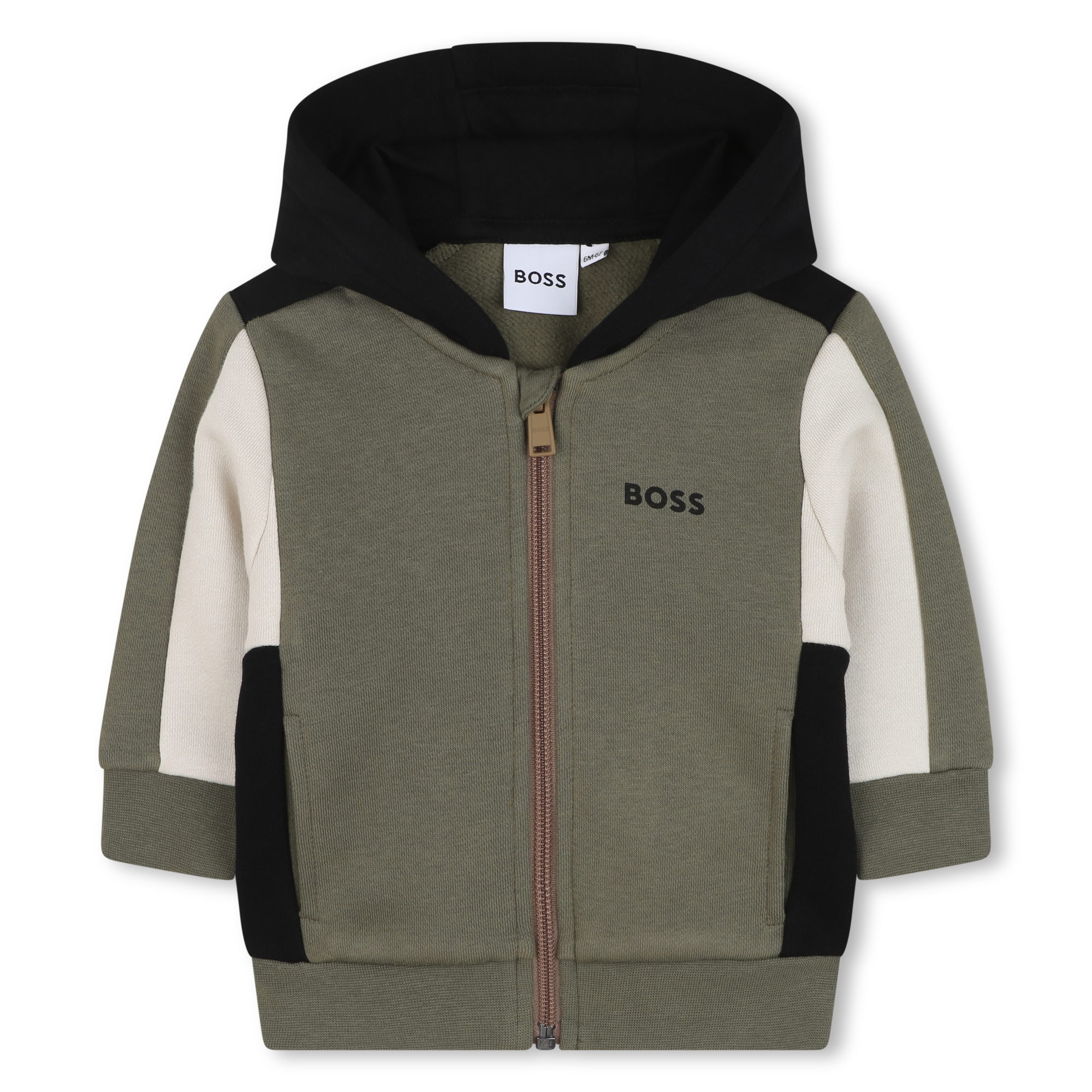 Boss - Cardigan À Capuche - Tilleul - Garçon - 3 Ans