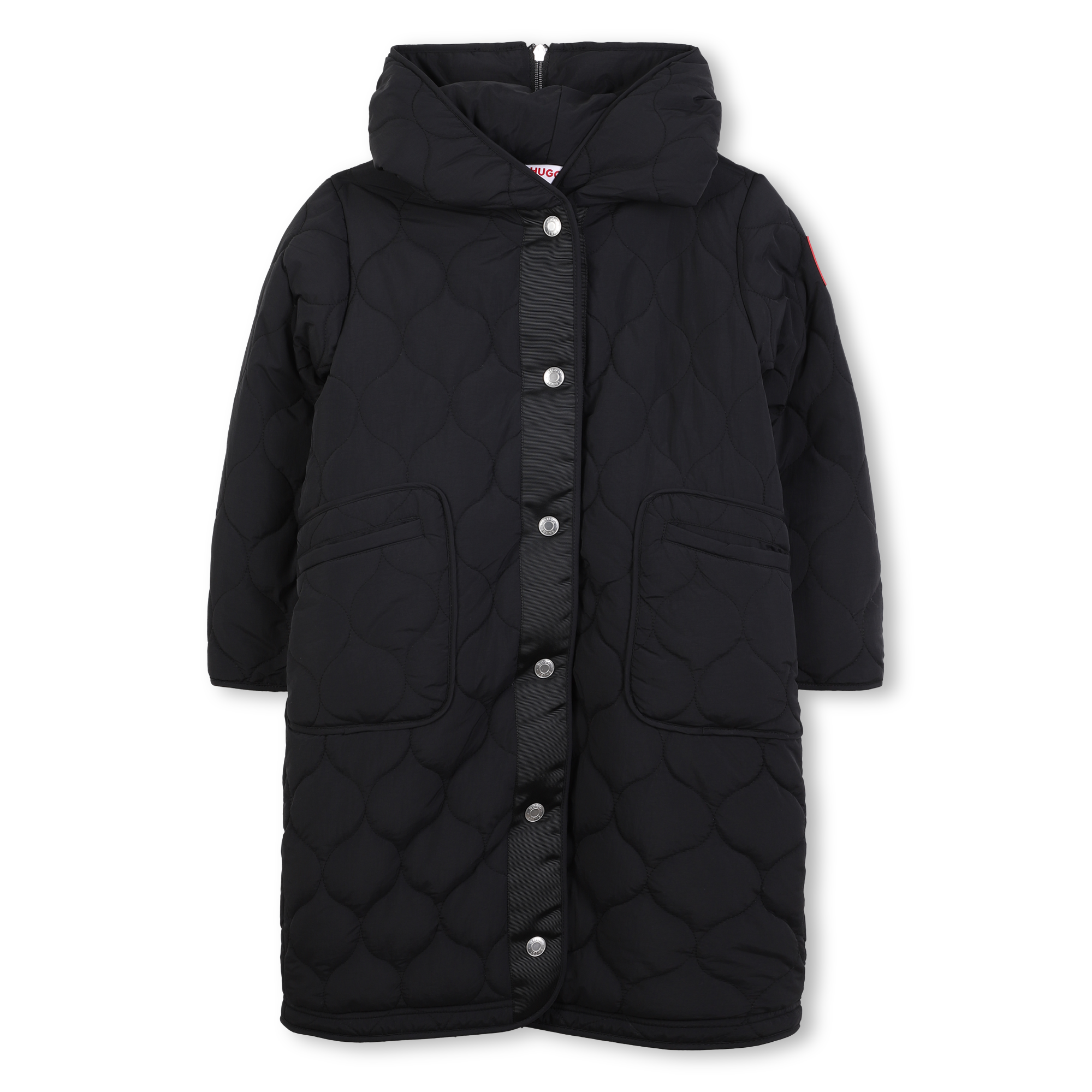 Hugo - Parka Longue À Capuche - Black - Fille - 6 Ans Hugo - Parka Longue À Capuche - Black - Fille - 6 Ans