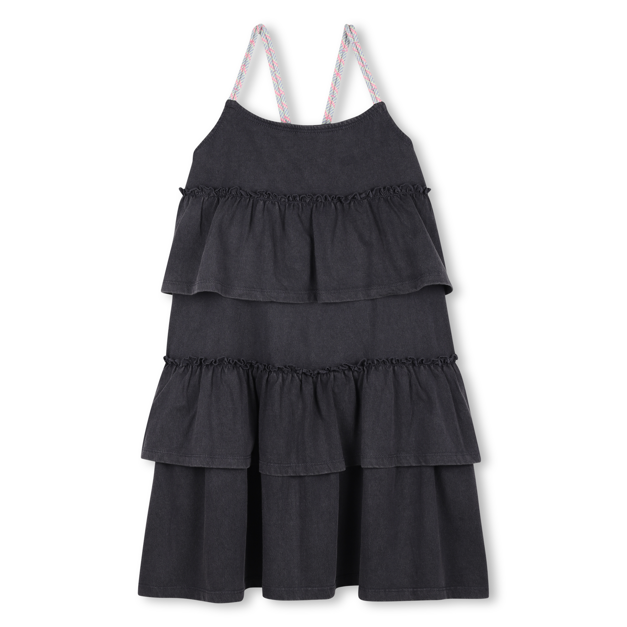 Billieblush - Robe À Volants À Bretelles - Bitume - Fille - 10 Ans