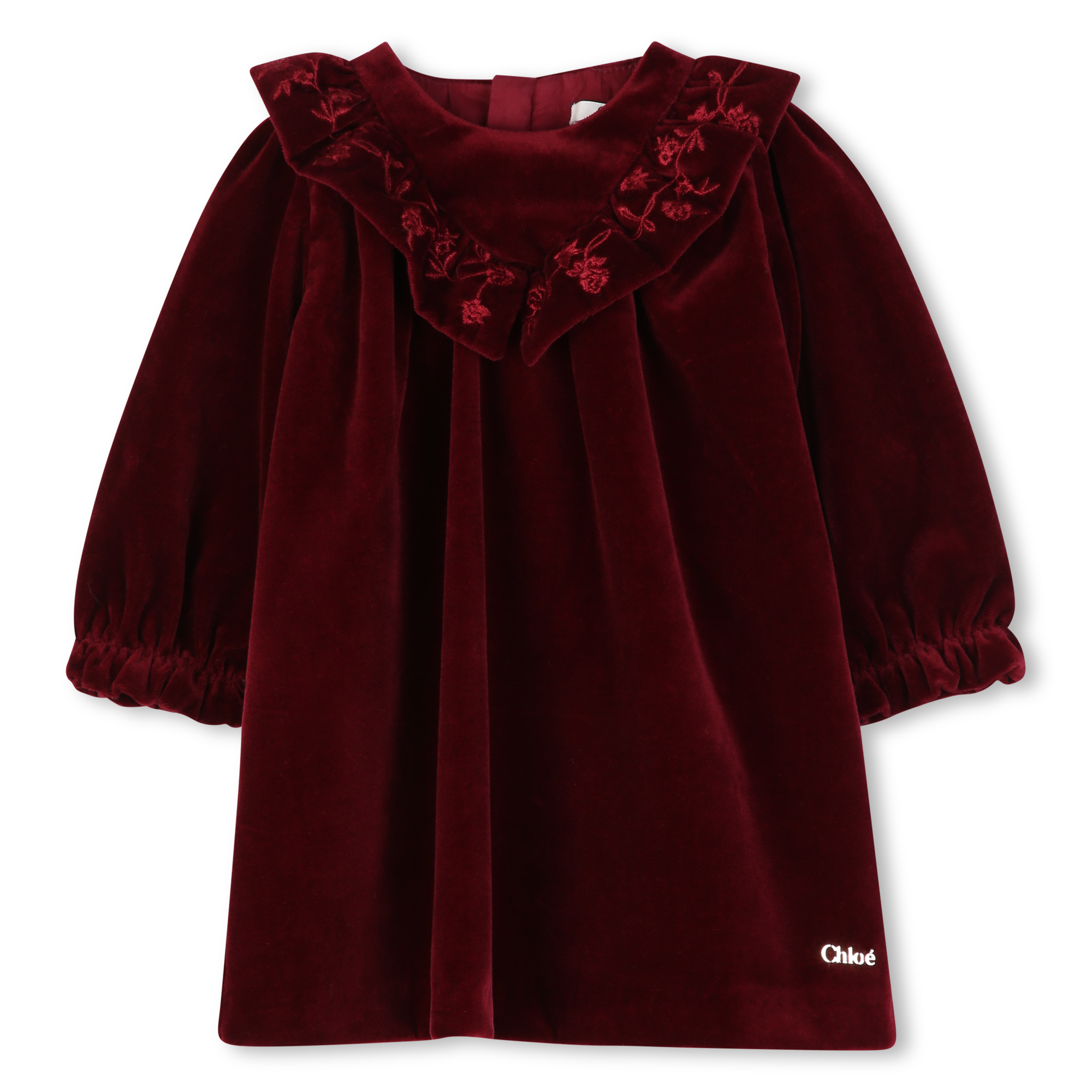 Chloe - Robe Manches Longues - Rubis Velvet - Fille - 6 Mois Chloe - Robe Manches Longues - Rubis Velvet - Fille - 6 Mois