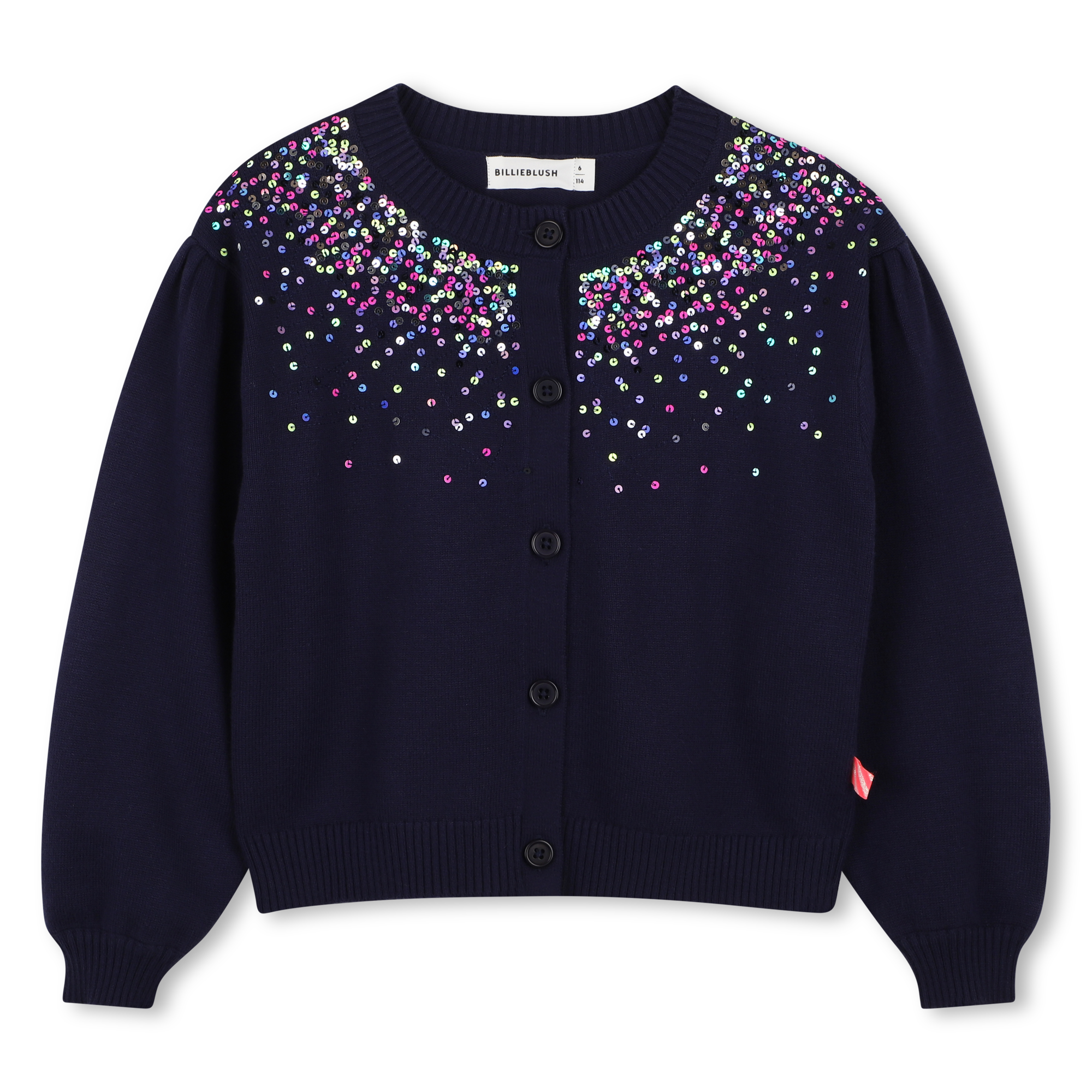 Billieblush - Cardigan En Tricot - Indigo Blue - Fille - 3 Ans Billieblush - Cardigan En Tricot - Indigo Blue - Fille - 3 Ans