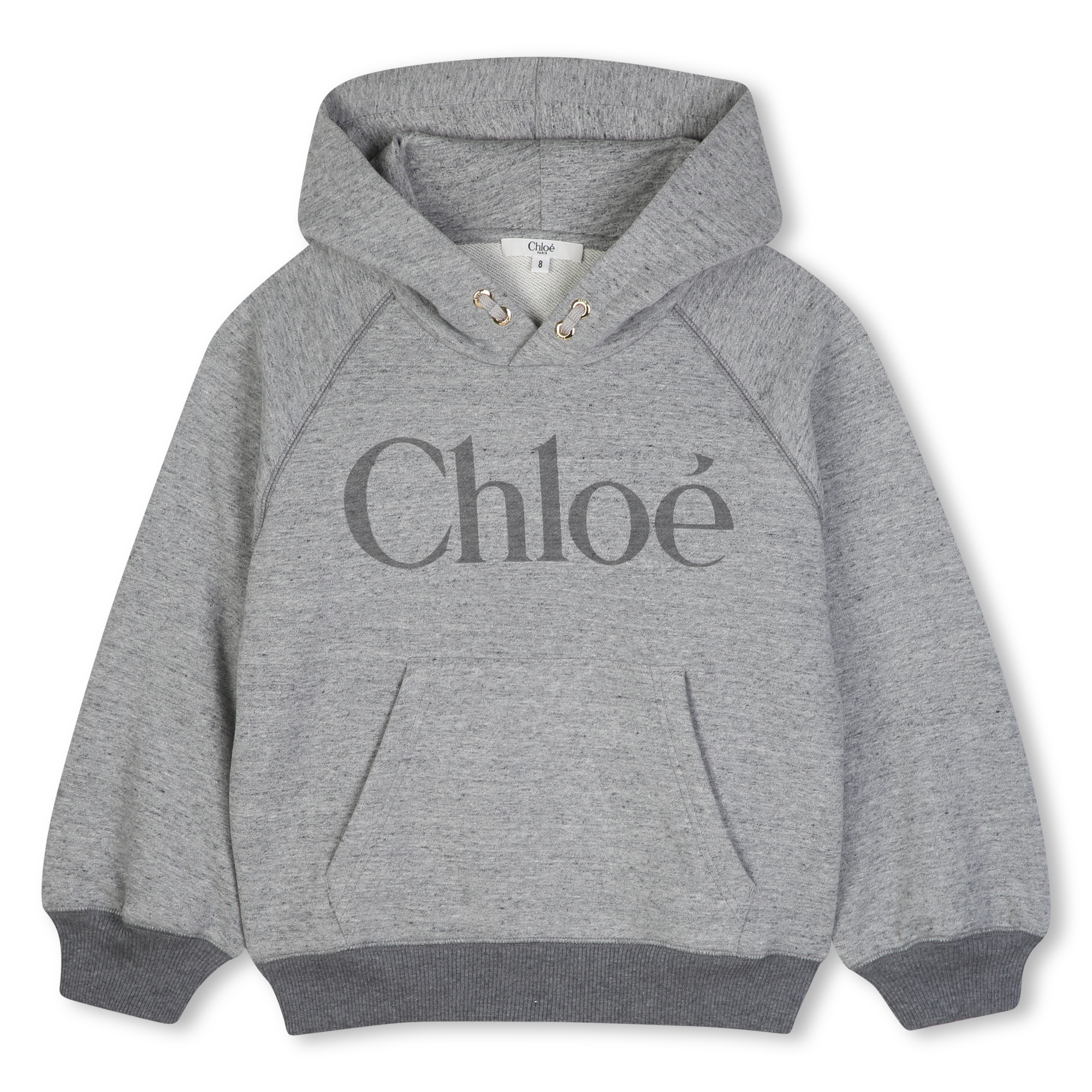 Chloe - Sweat-shirt À Capuche - Gris Chine Gris Fonce - Fille - 6 Ans Chloe - Sweat-shirt À Capuche - Gris Chine Gris Fonce - Fille - 6 Ans