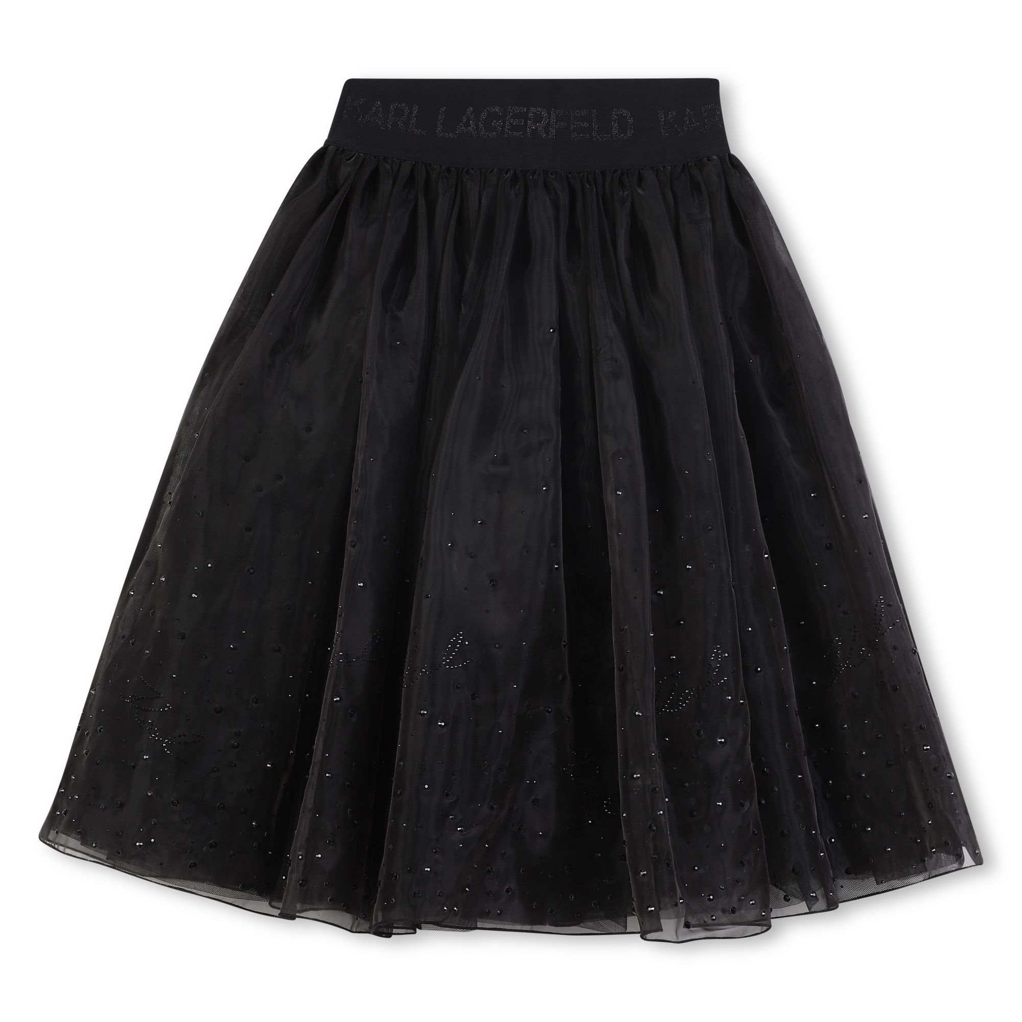 Karl Lagerfeld Kids - Jupe En Voile - Black - Fille - 4 Ans