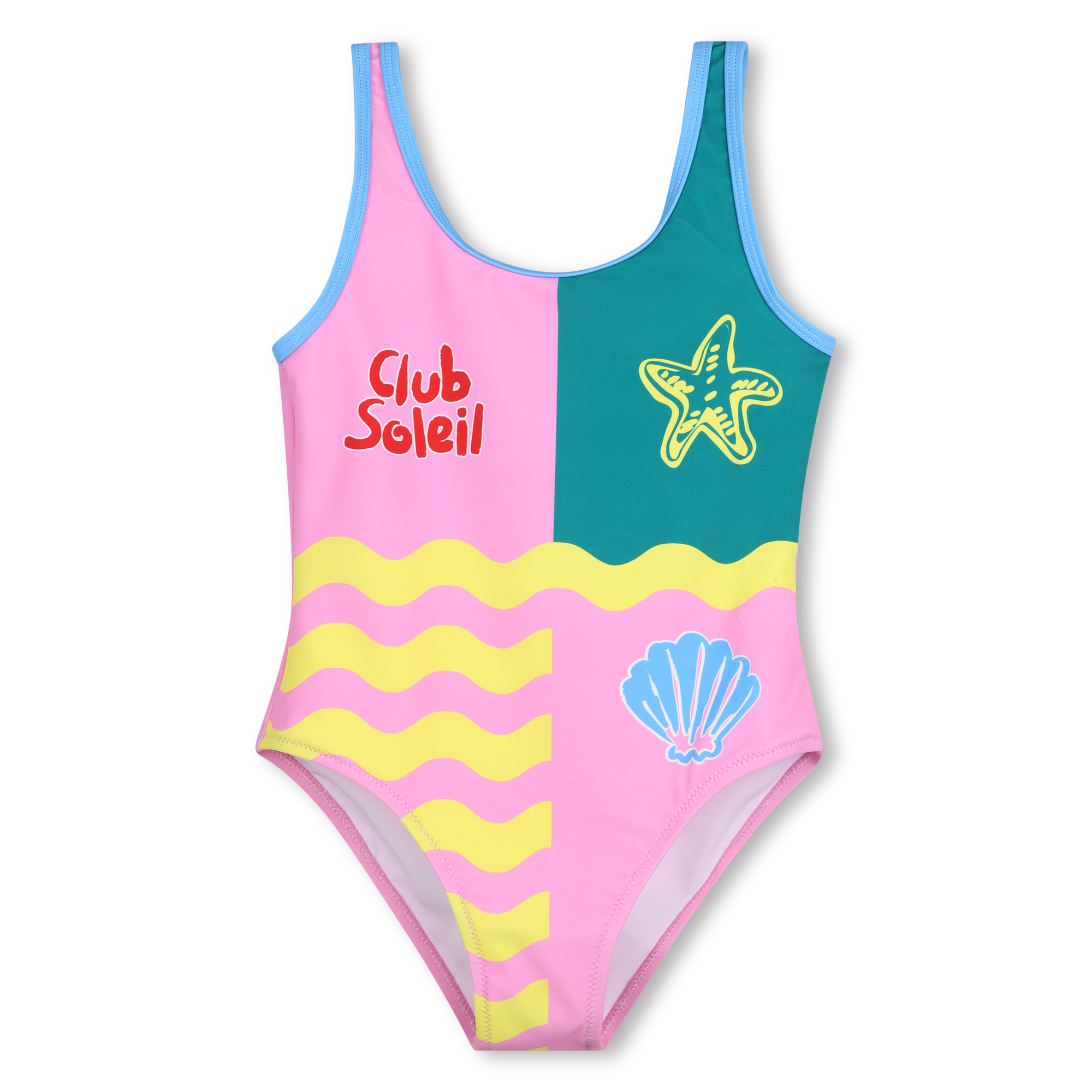 Kids Around - Maillot De Bain 1 Pièce - Rose Petunia - Fille - 5 Ans