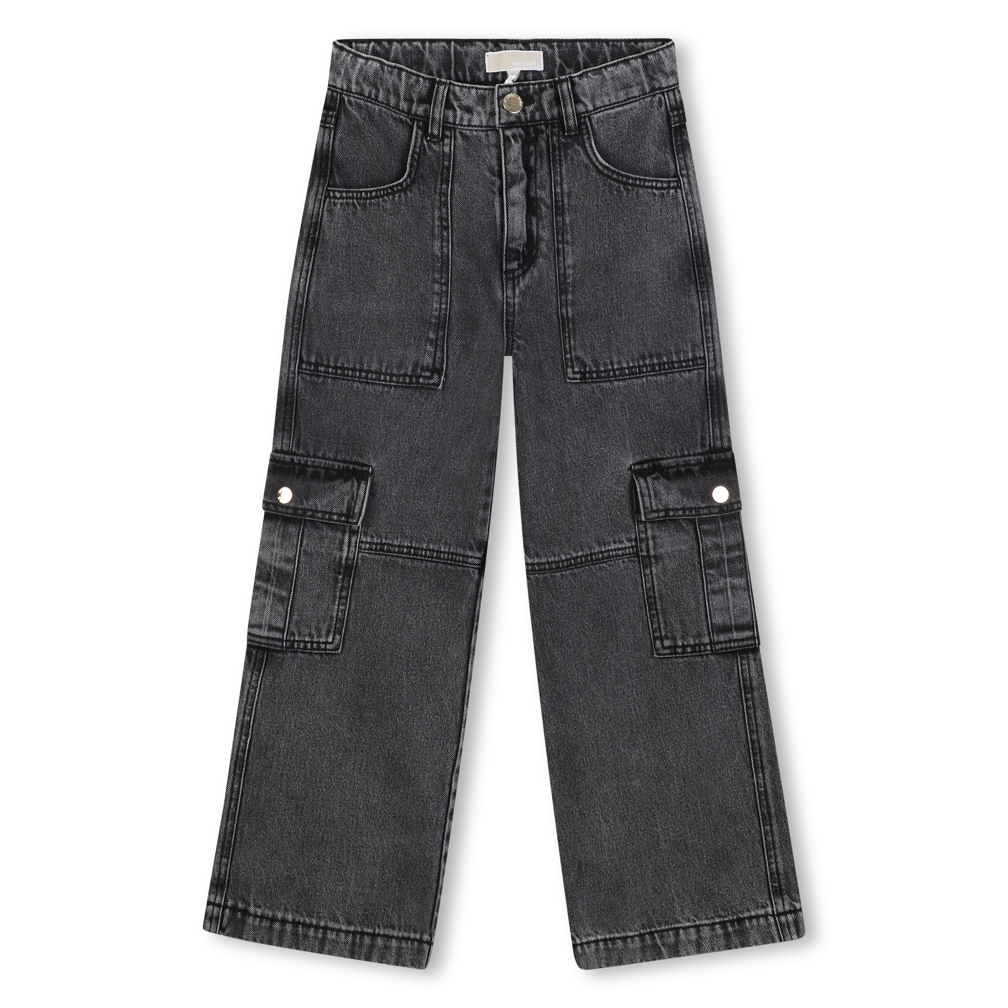 Michael+Kors+-+Pantalon+En+Denim+-+Fille+-+Taille+2+ans+-+Noir+-+Kids+Around