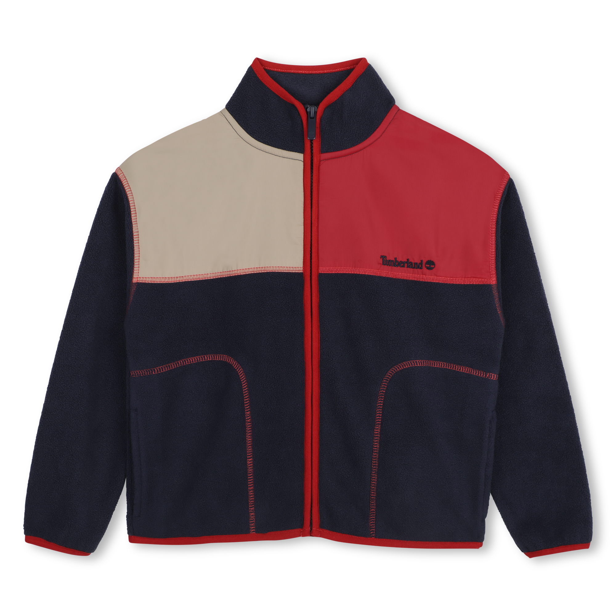 Timberland - Cardigan En Polaire - Bleu Cargo - Garçon - 5 Ans Timberland - Cardigan En Polaire - Bleu Cargo - Garçon - 5 Ans
