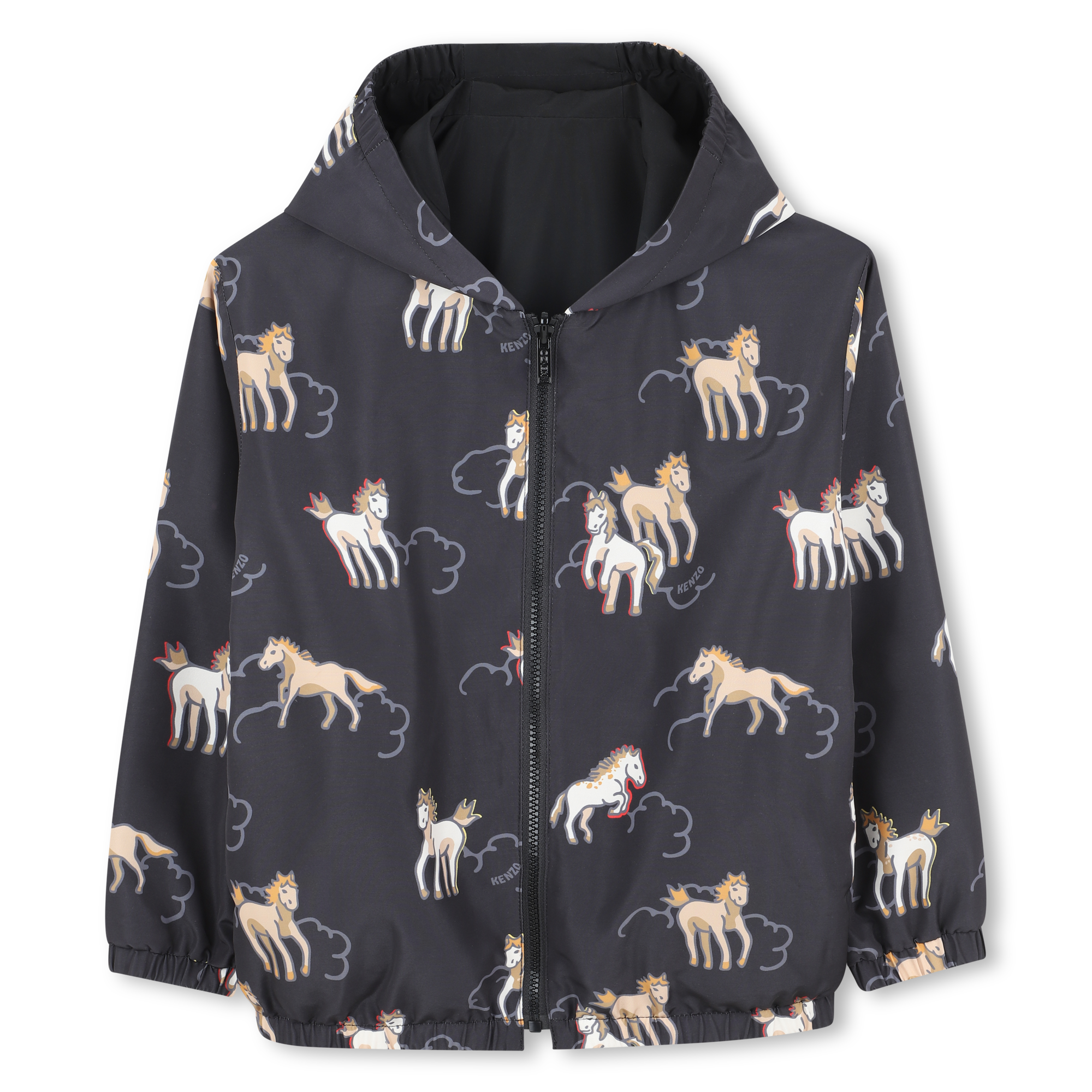 Kenzo Kids - Coupe-vent À Capuche - Slate - Unisexe - 10 Ans Kenzo Kids - Coupe-vent À Capuche - Slate - Unisexe - 10 Ans
