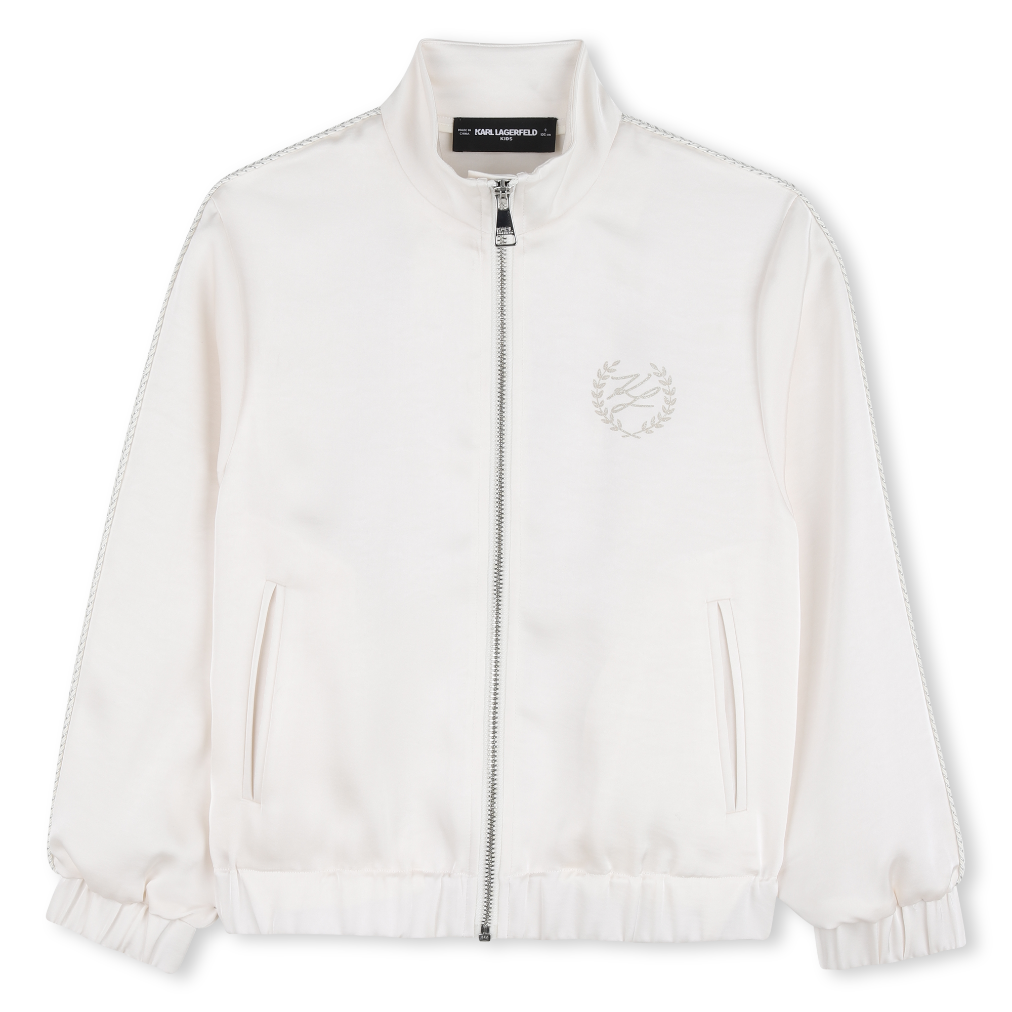 Karl Lagerfeld Kids - Sweat Zippé À Capuche - Milk - Fille - 12 Ans