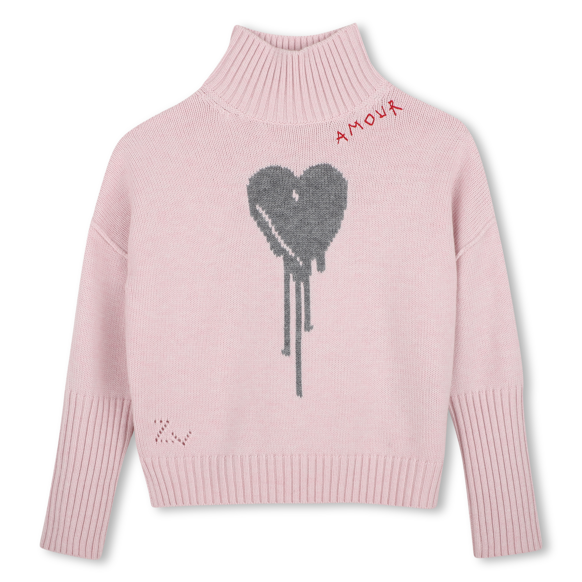 Zadig & Voltaire - Pull - Pink Blush Chine - Fille - 12 Ans