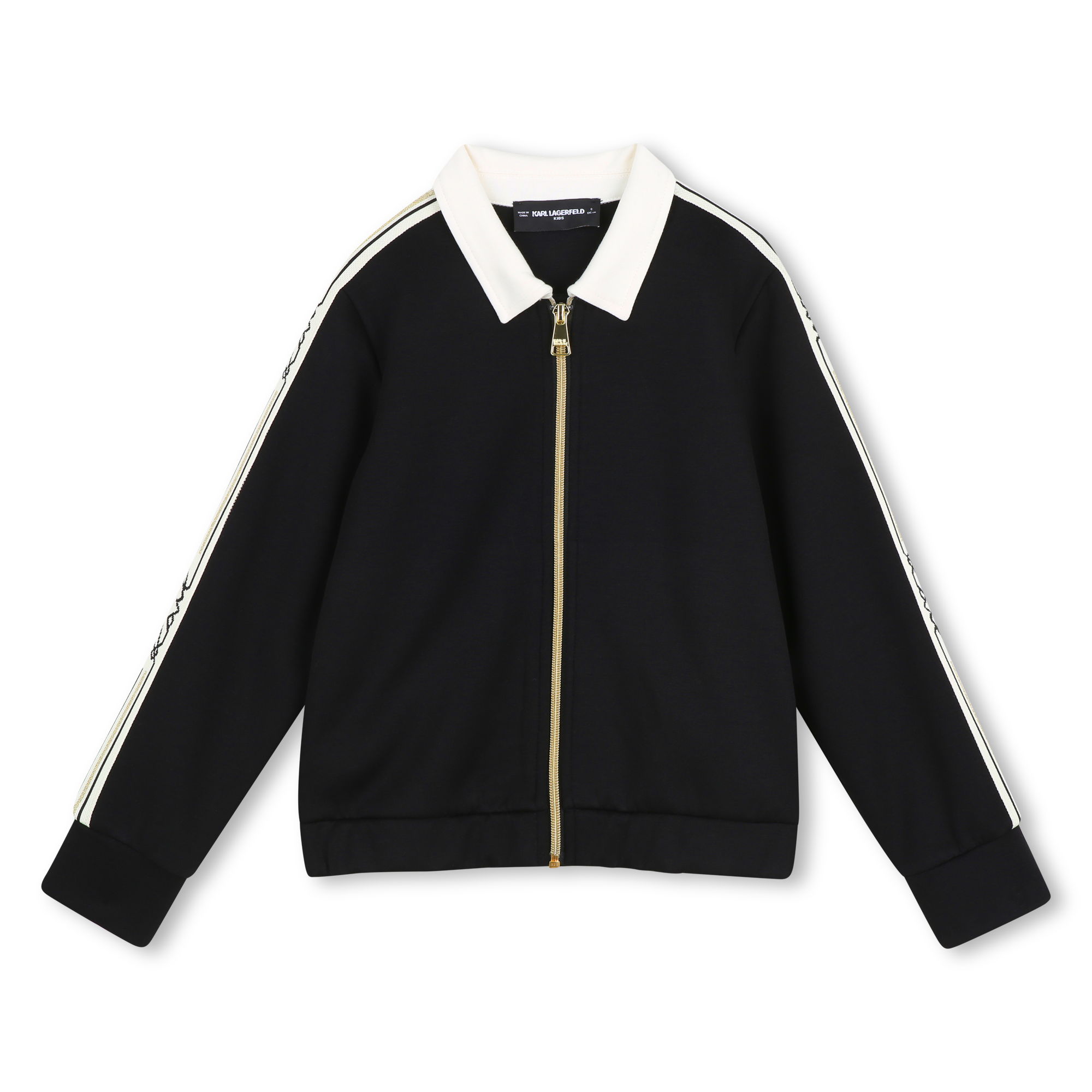 Karl Lagerfeld Kids - Gilet Avec Col - Black - Fille - 4 Ans