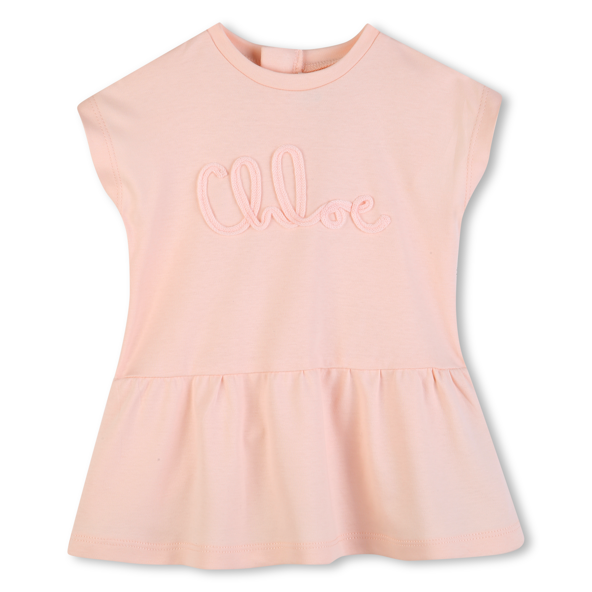 Chloe - Robe À Manches Courtes - Petal Pink - Fille - 12 Mois