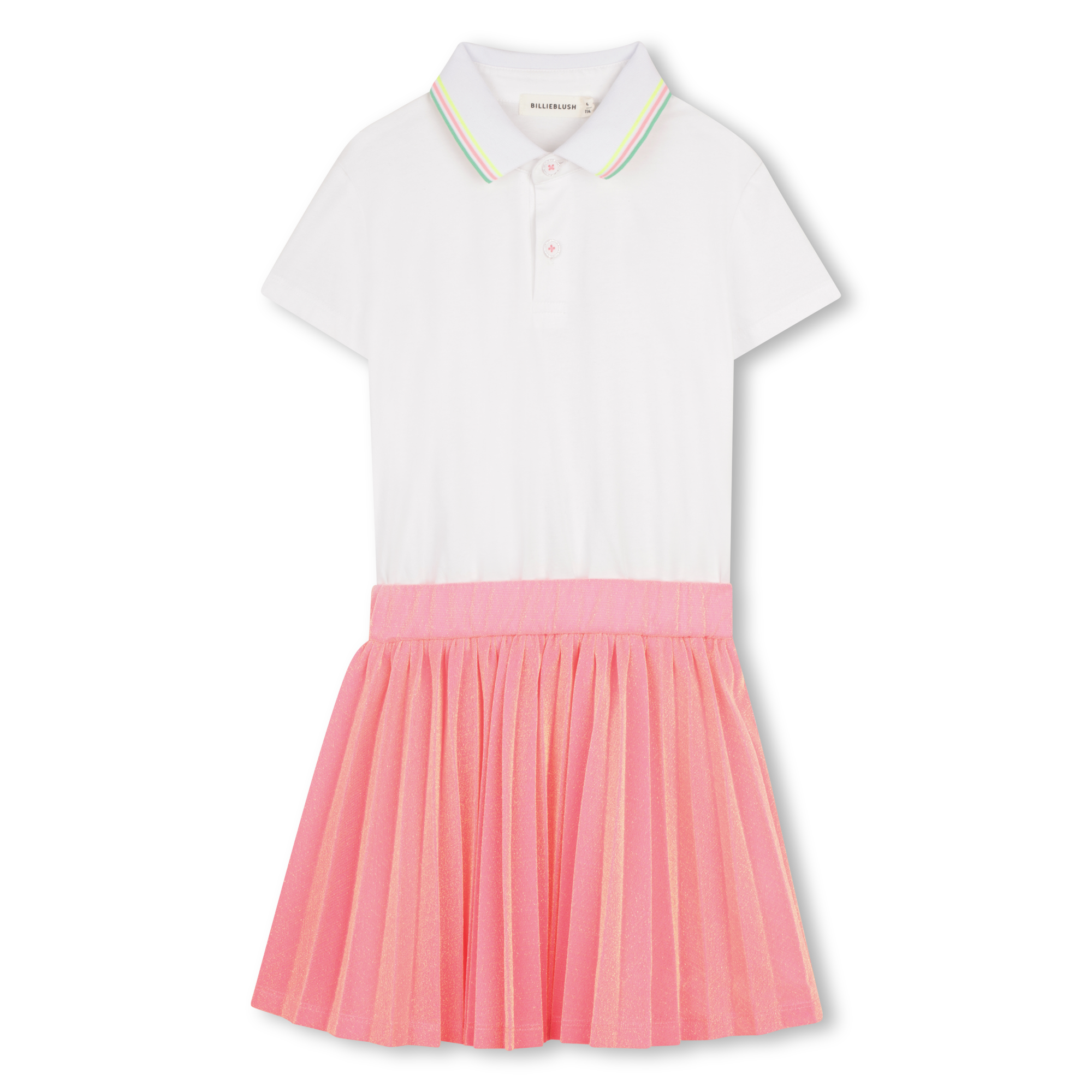 Billieblush - Robe Polo - Blanc - Fille - 2 Ans