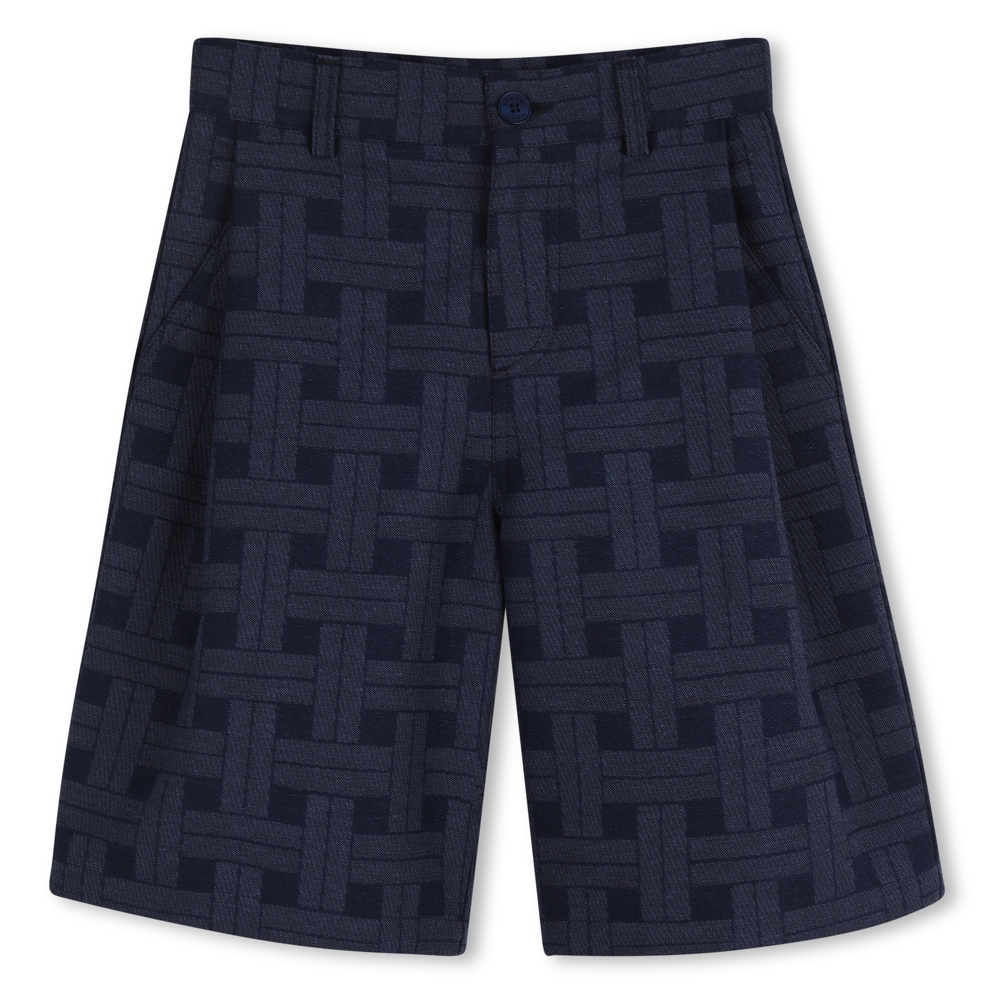 Kenzo Kids - Bermuda Motif Jacquard - Medieval Blue - Garçon - 2 Ans Kenzo Kids - Bermuda Motif Jacquard - Medieval Blue - Garçon - 2 Ans
