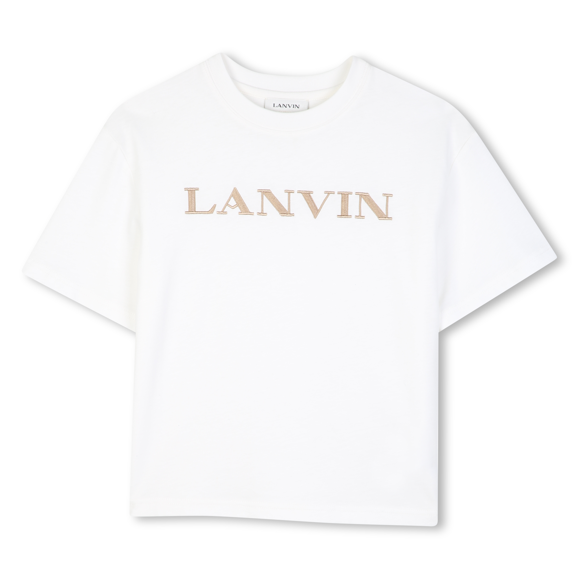 Lanvin - Tee-shirt Manches Courtes - Offwhite - Garçon - 6 Ans